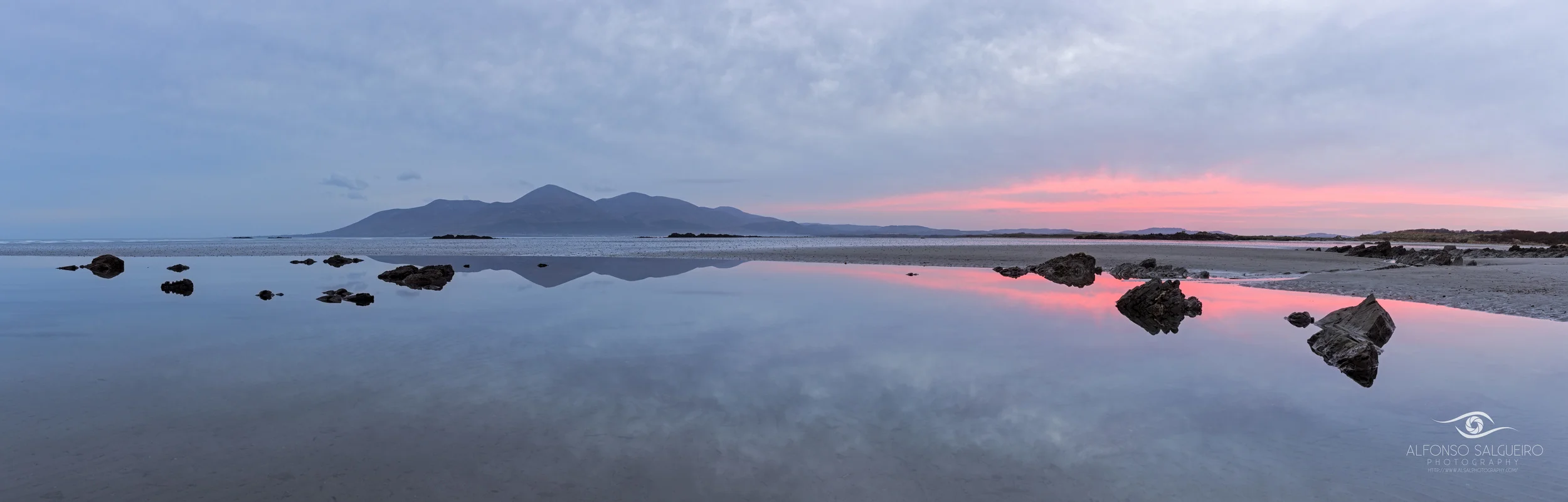 Blue hour, Tyrella beach