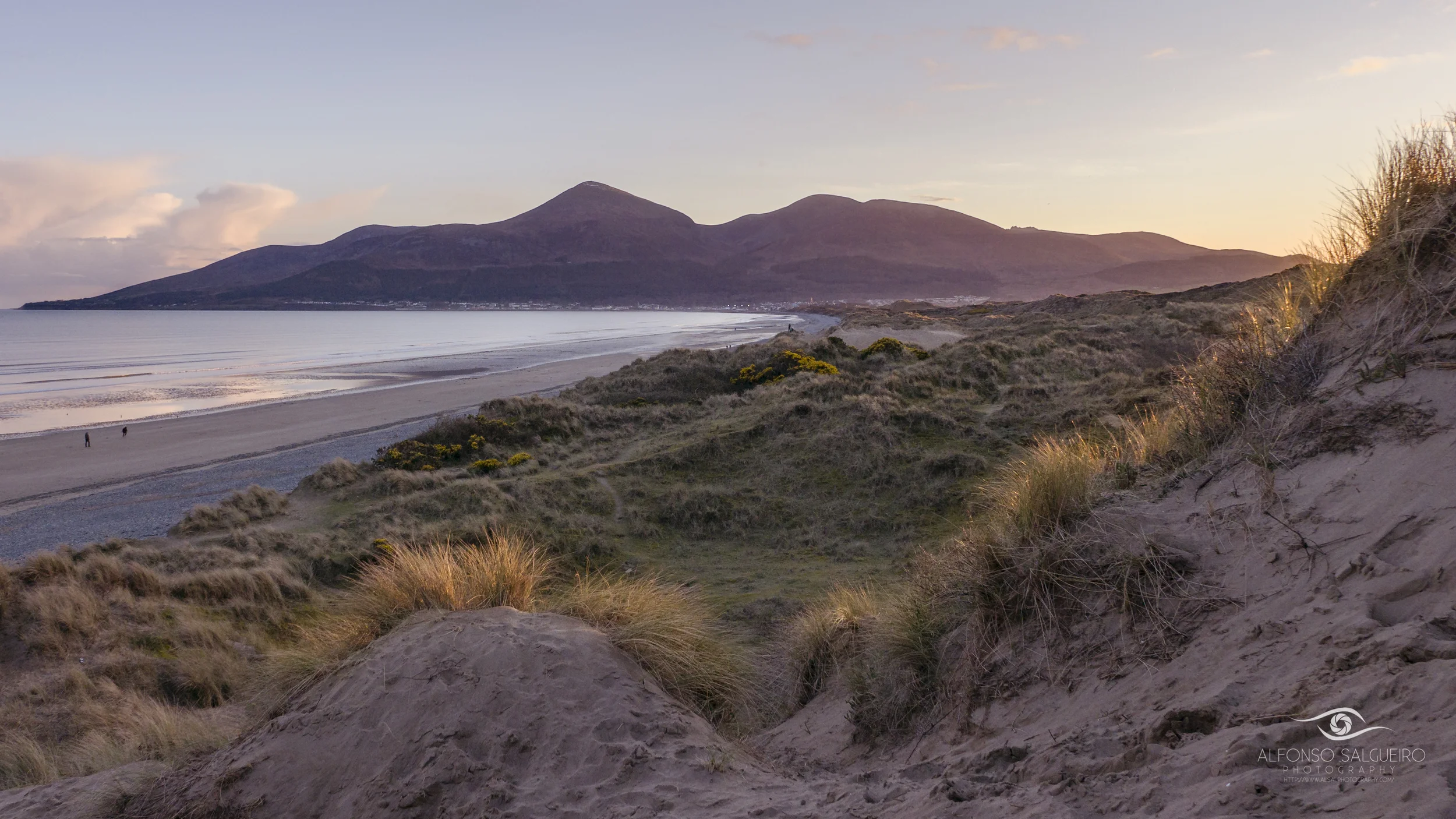 Sunset at Murlough beach