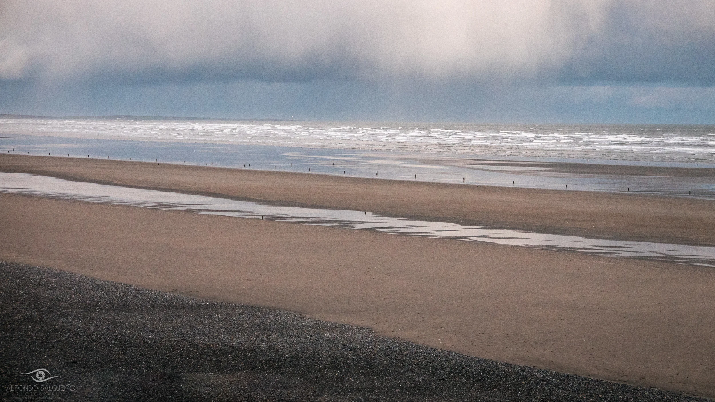 Approaching storm at Murlough beach