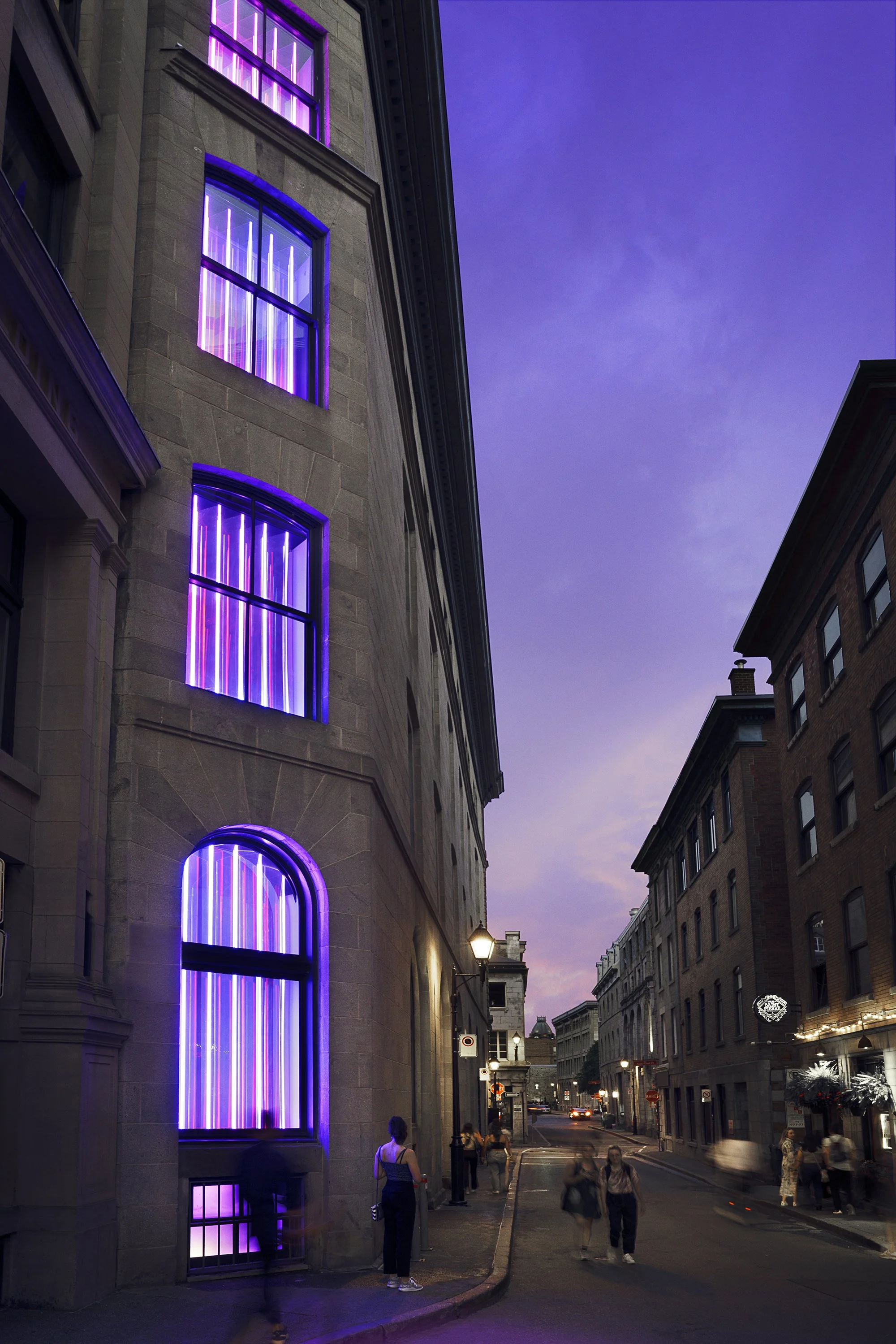 Chromatic Myriad - Light-art Installation - Late Evening