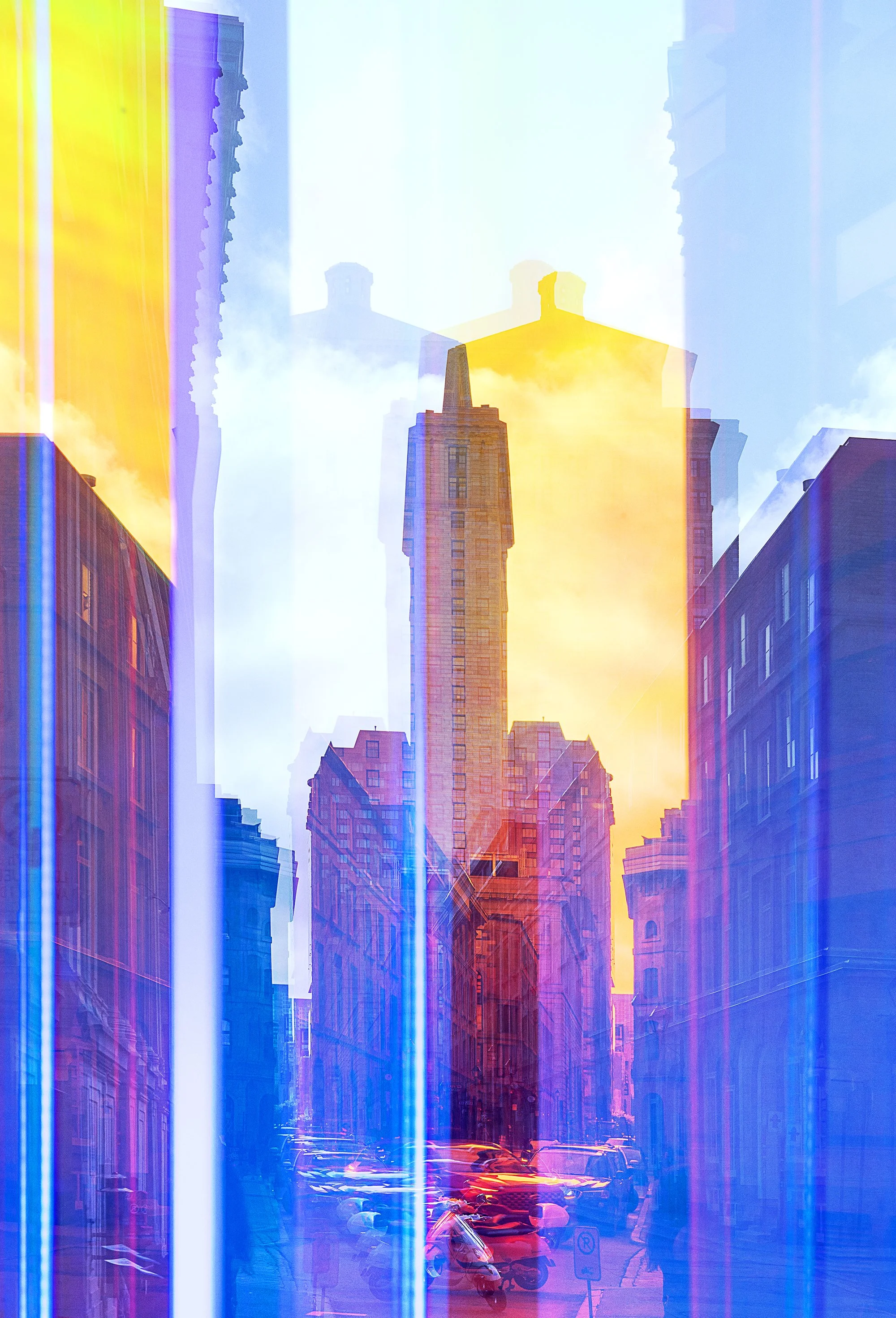 Chromatic Myriad - Light-art Installation - Reflection