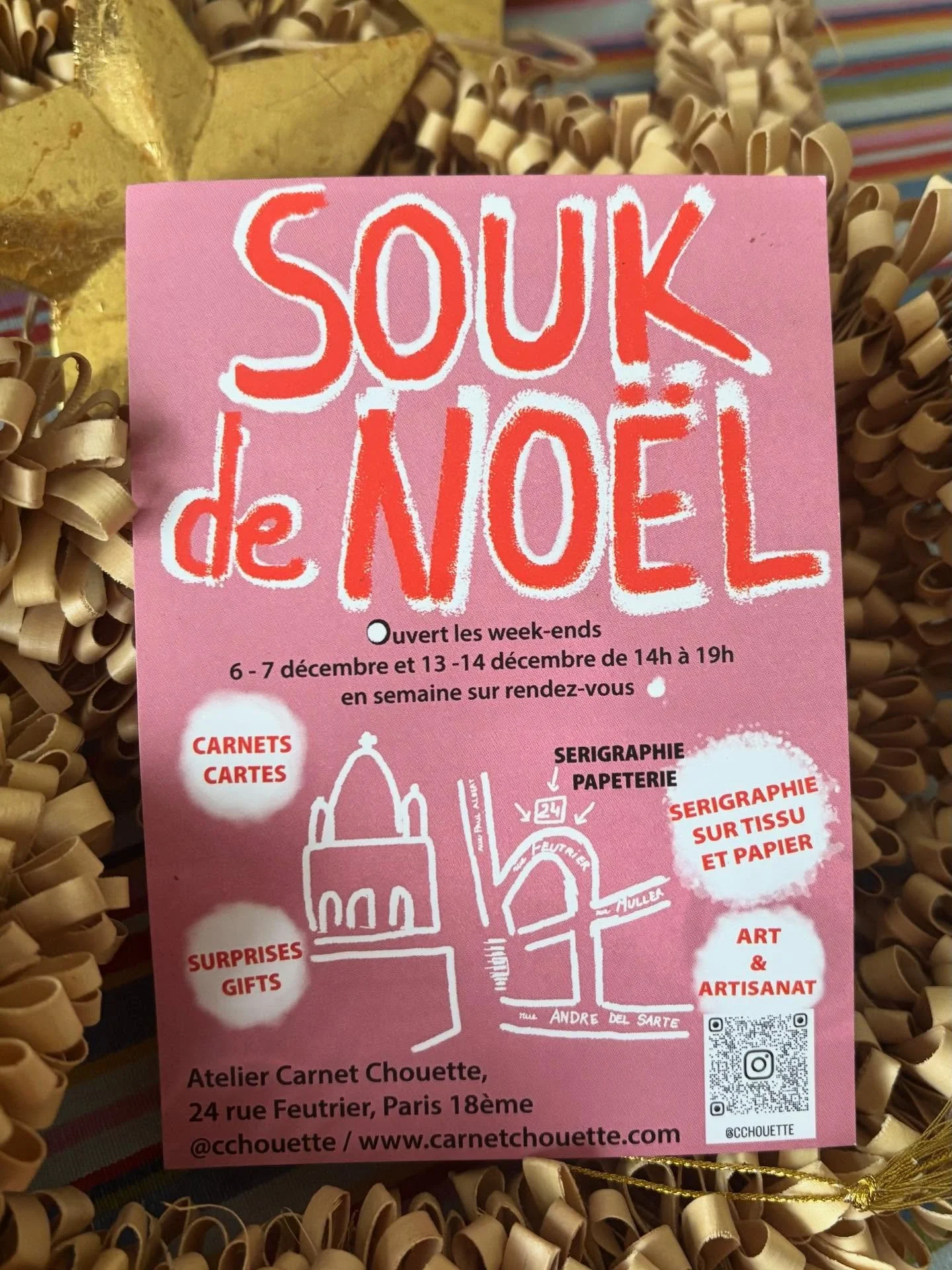 L&rsquo;atelier de s&eacute;rigraphie d&rsquo;art de Blandine Imberty sera ouvert les apr&egrave;s-midis en week end et en semaine sur rendez-vous. Faites vos cadeaux, vous y trouverez la papeterie d&rsquo;art de @cchouette , les &oelig;uvres de @bou