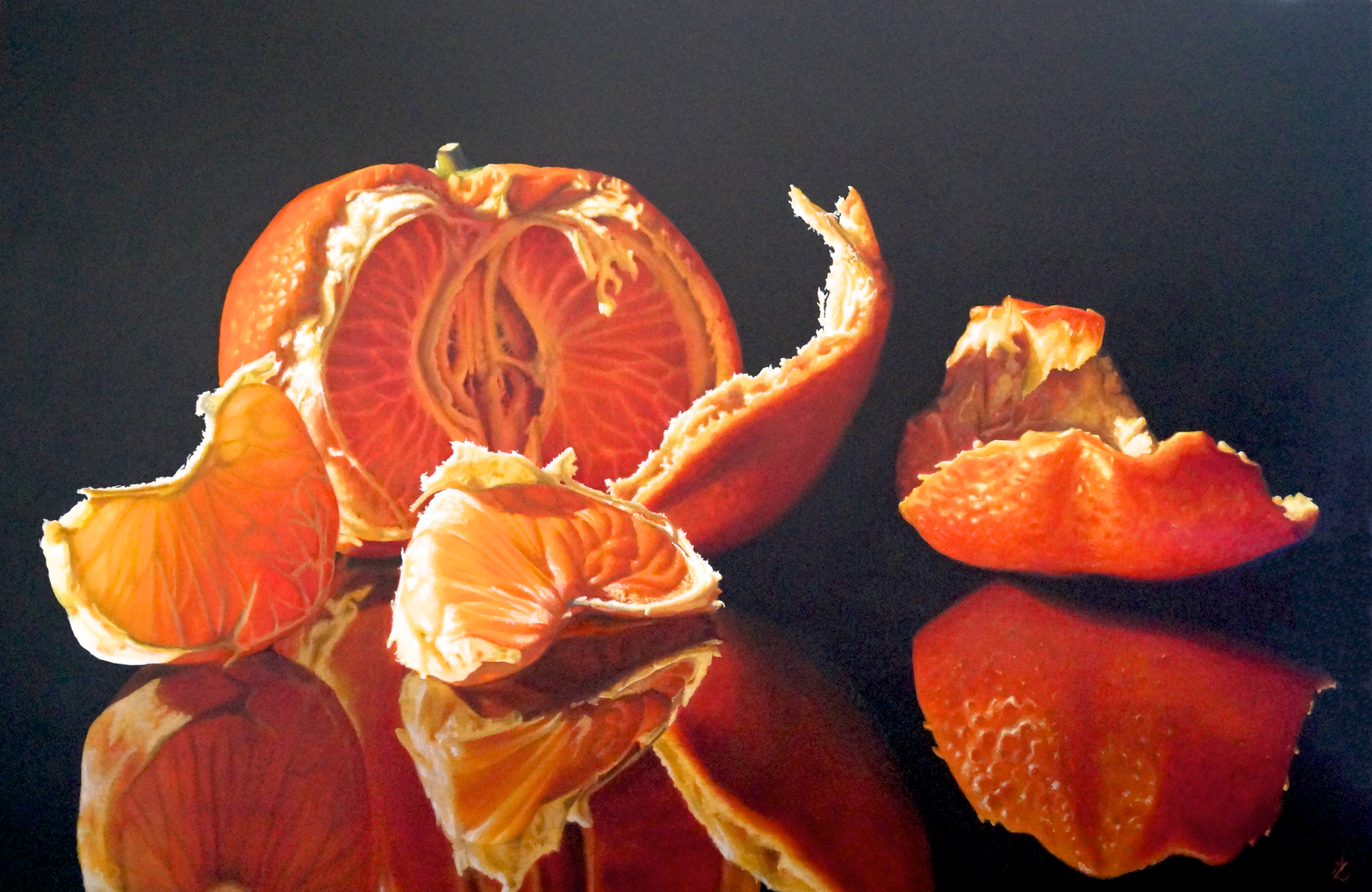 Mandarin 5 Oil on Canvas 67 x 102cm