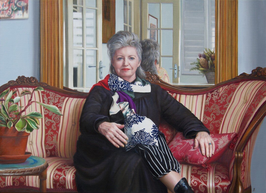 Very pleased to announce that my painting 'Libby' has been accepted into the Brisbane Portrait Prize 2022!  What a pleasure it was to work with such a wonderful woman 🥰
.
In her current role as custodian of the Cultural Strategy 2023, Libby Lincoln 