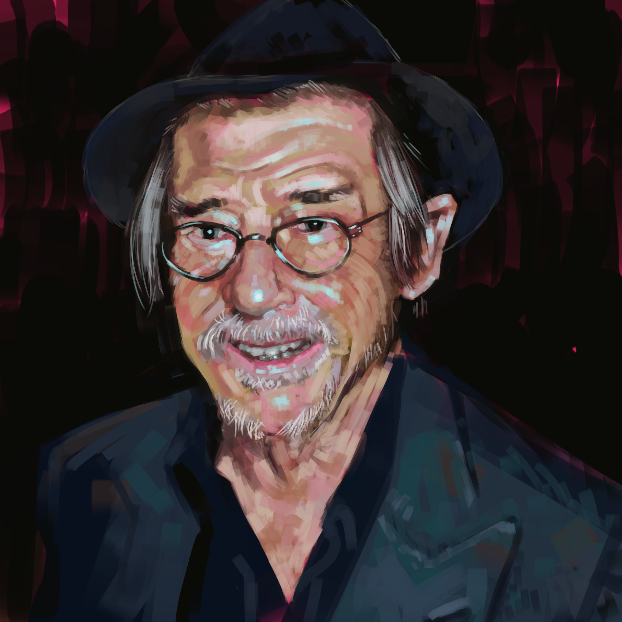 Portrait of Movie Actor John Hurt