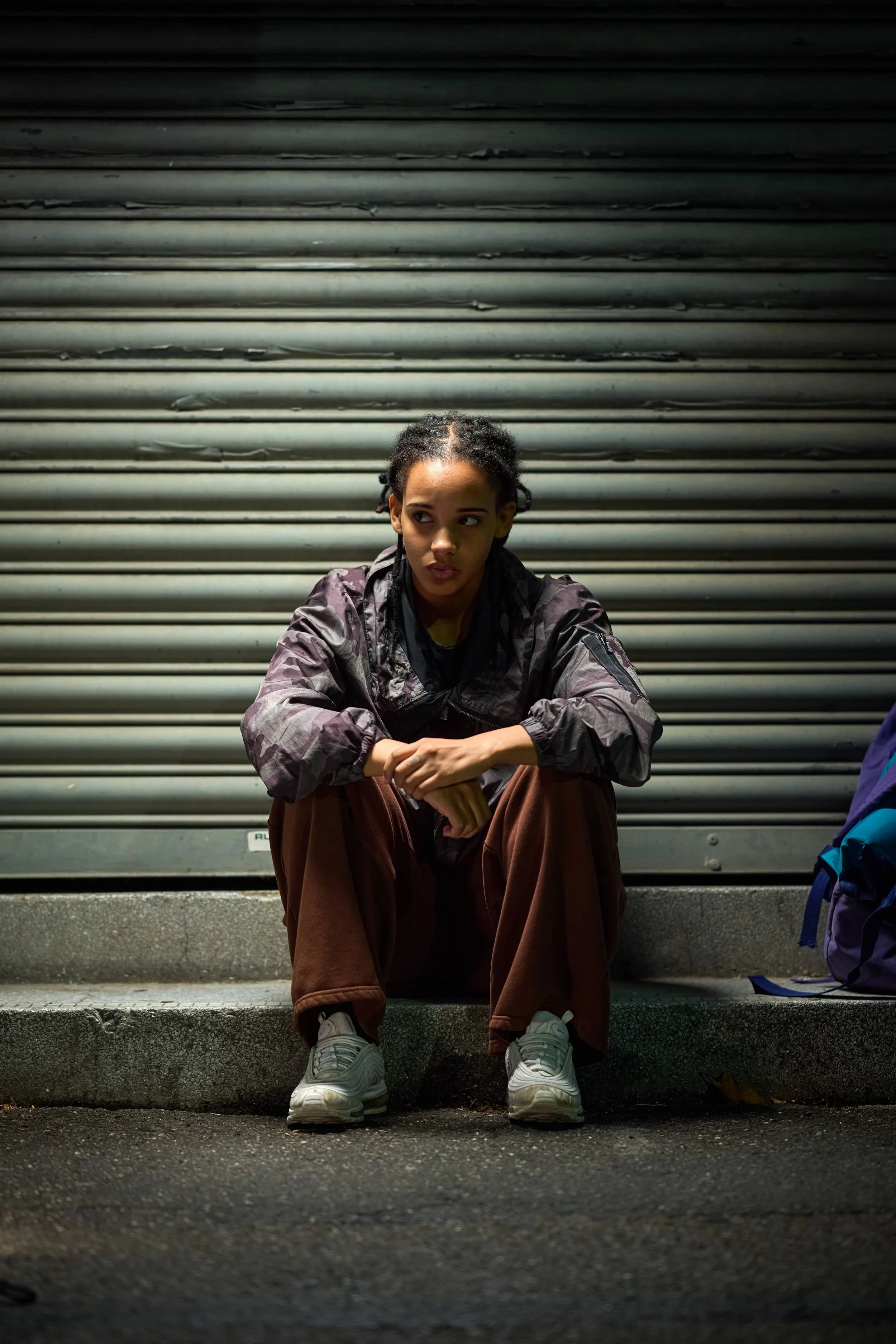 Homeless youth portrait