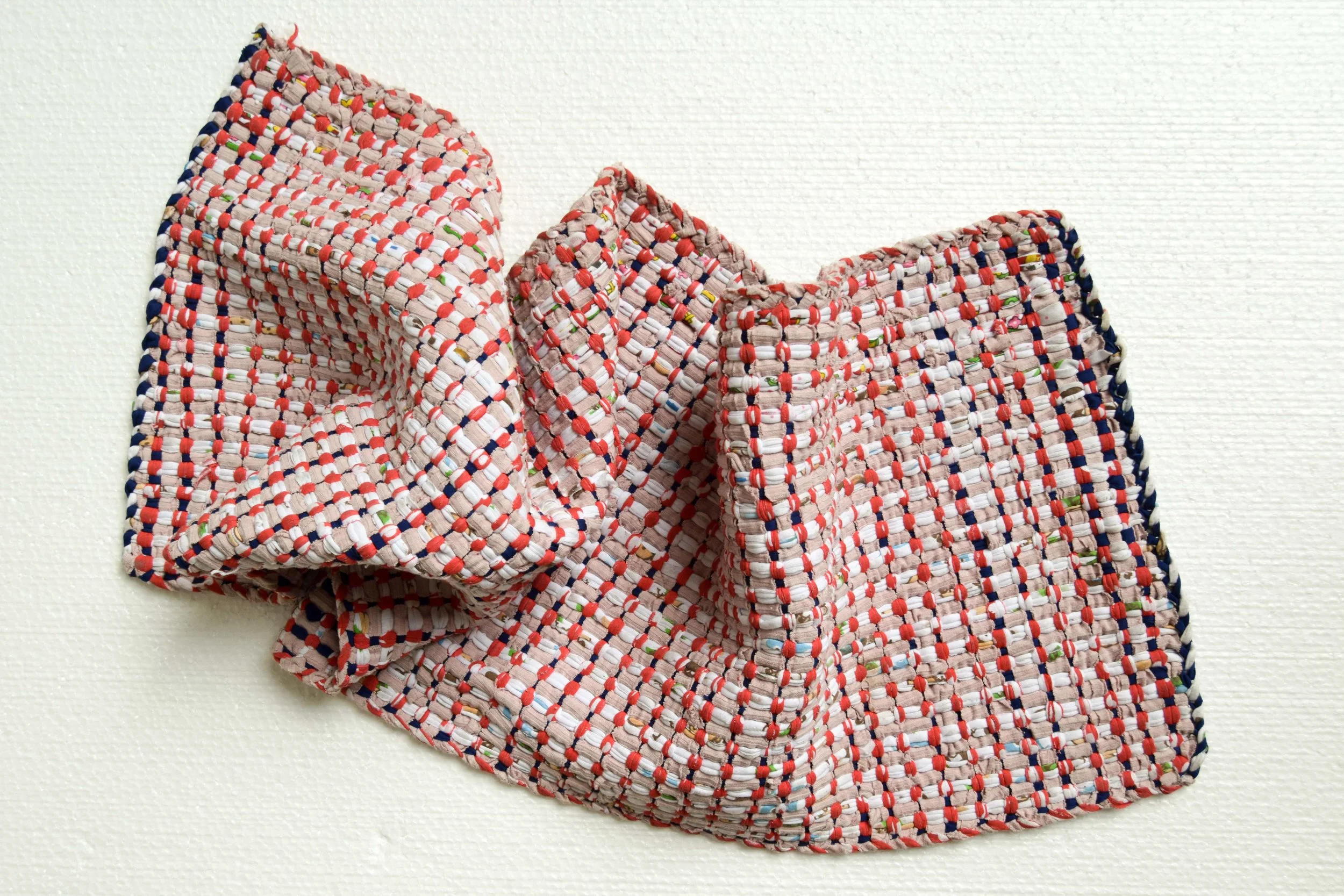 Image of one of the 'retaso' rug that Kristoffer's work at Art Dubai is based on.