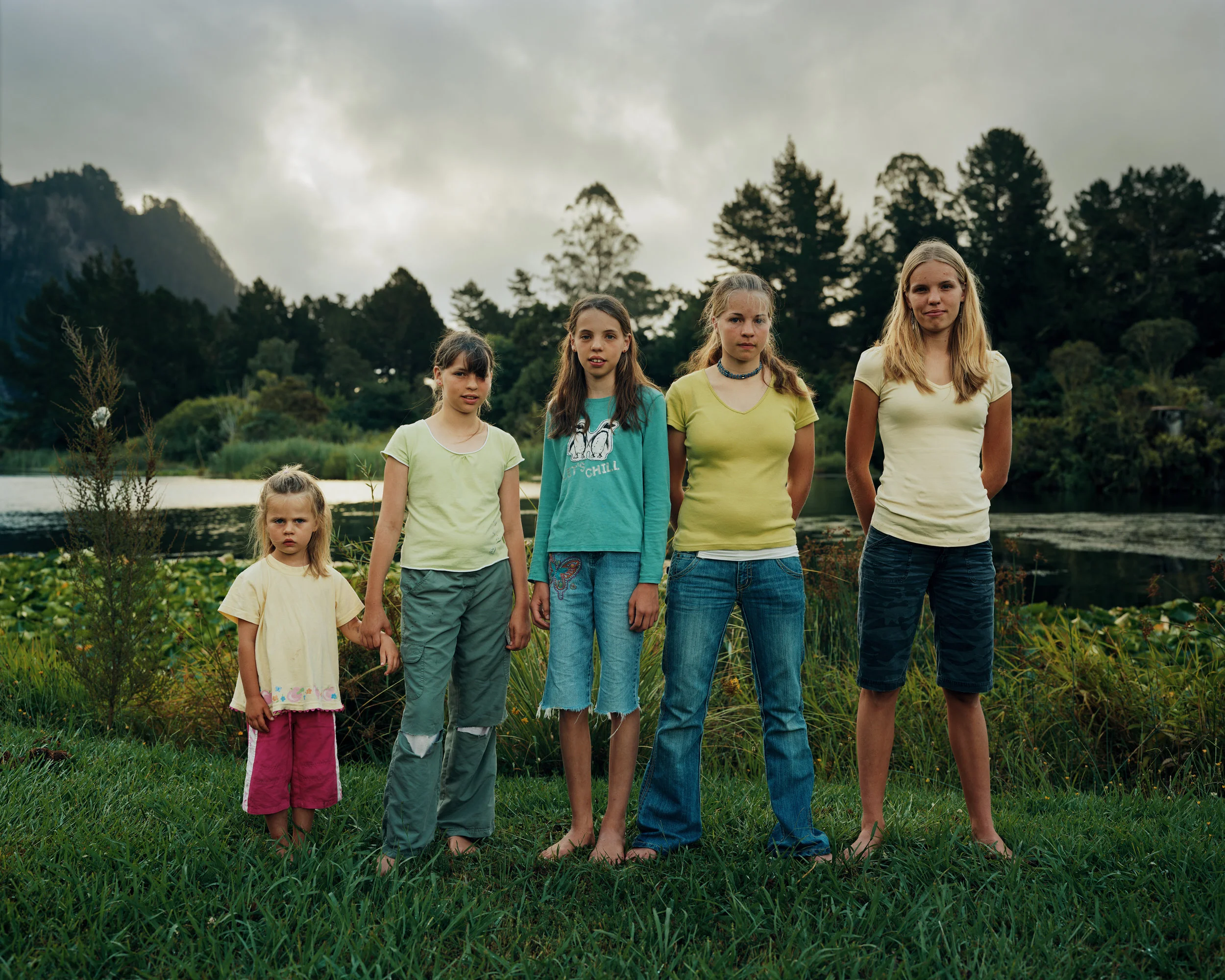 Kate, Charlotte, Emily, Victoria and Sarah Drinnan, Lake Whakamaru, Waikato, 2008. From the book Mercy Mercer 2009. J.M: Is there a project you’re working on at the moment you can talk about? D.H: I’m working on a series about people’s homes. They are mostly very humble abodes but the owners have taken particular care of something small you might miss if you didn’t take a closer look. It’s in the details. I also like what appears at first to be repetition.