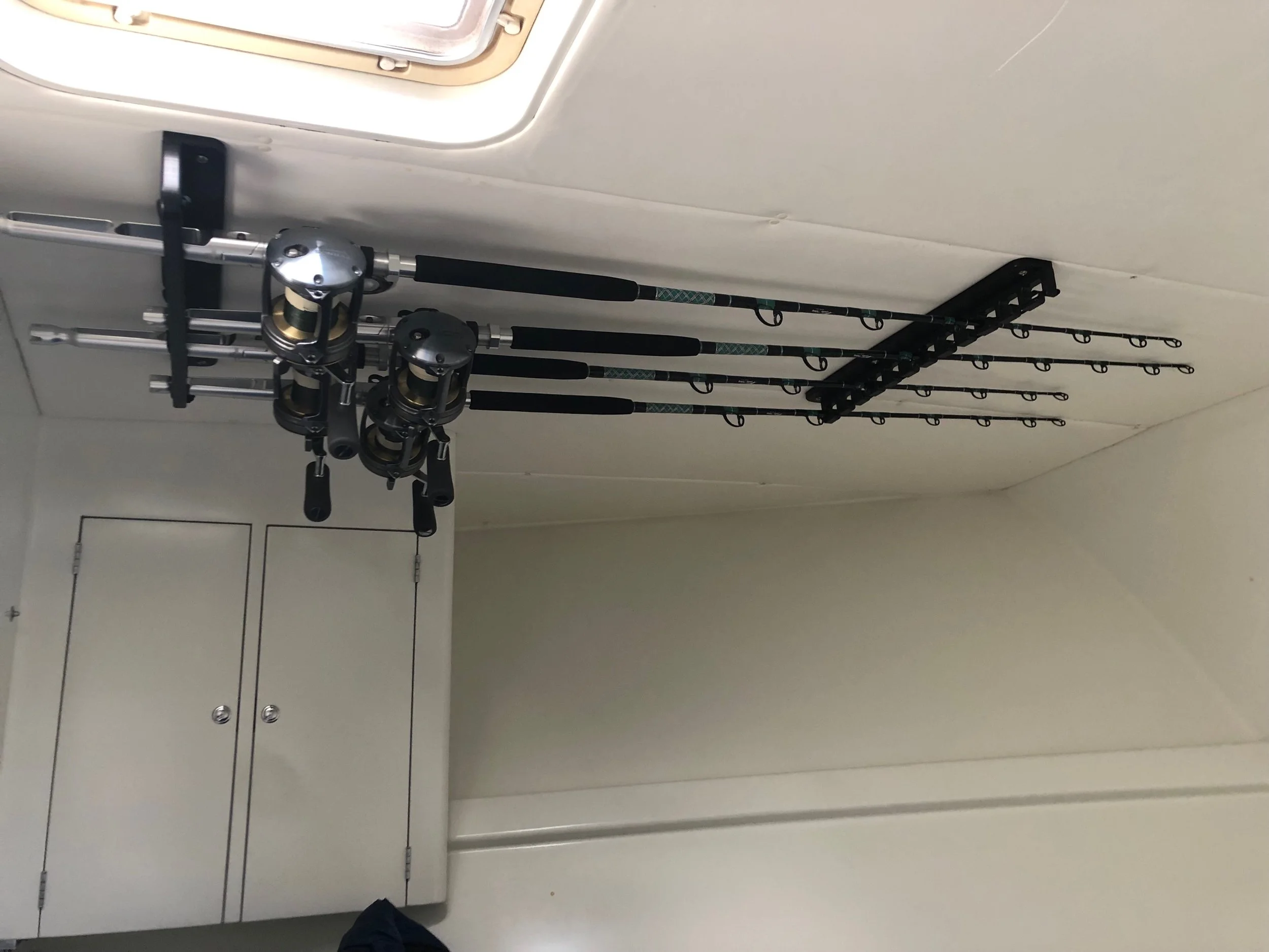 Express boat Rod Storage — Woodencrab Woodworking