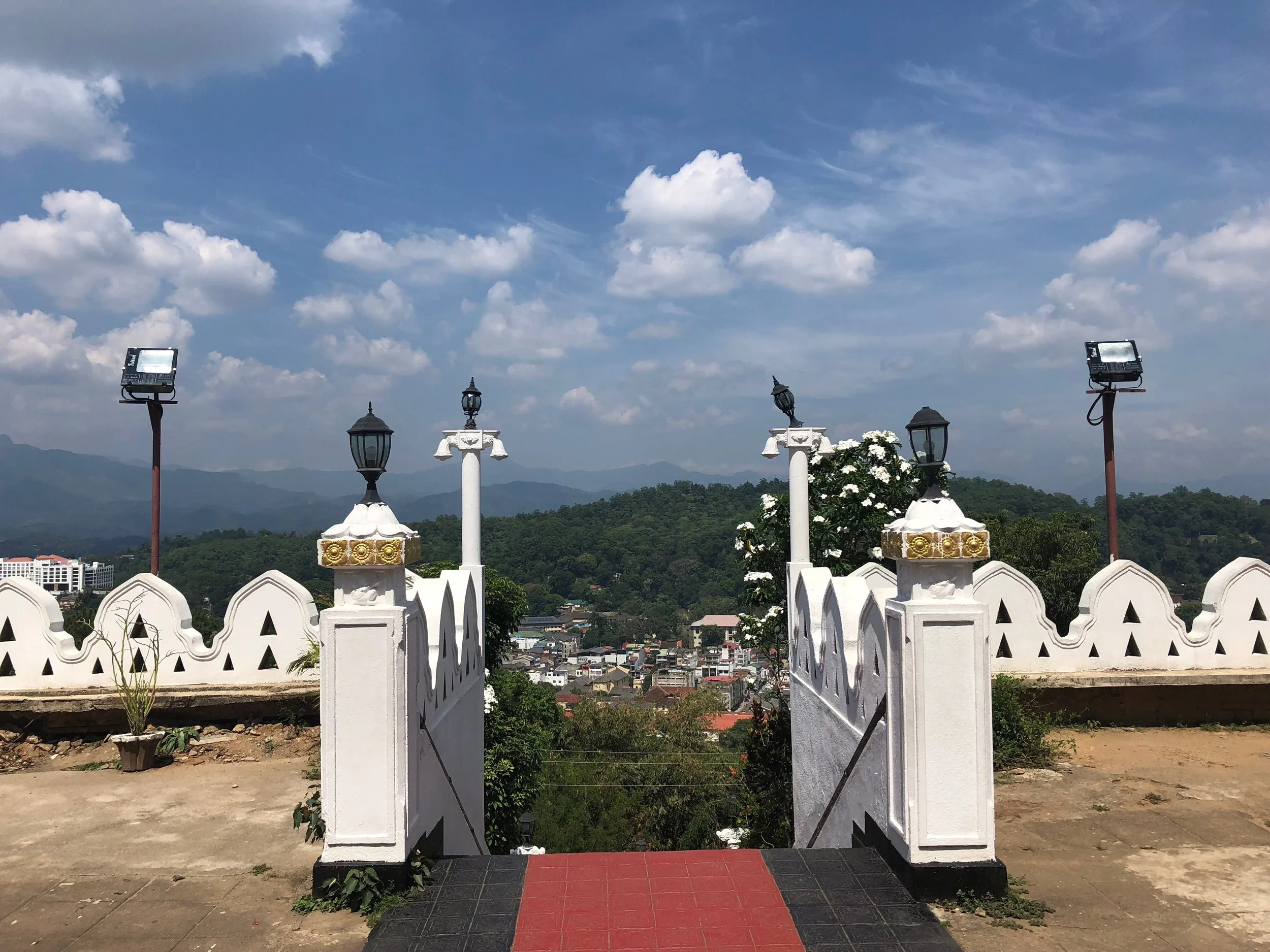 View from a big statue of Buddha seen from every corner of the city......too big to fit on a photograph..
