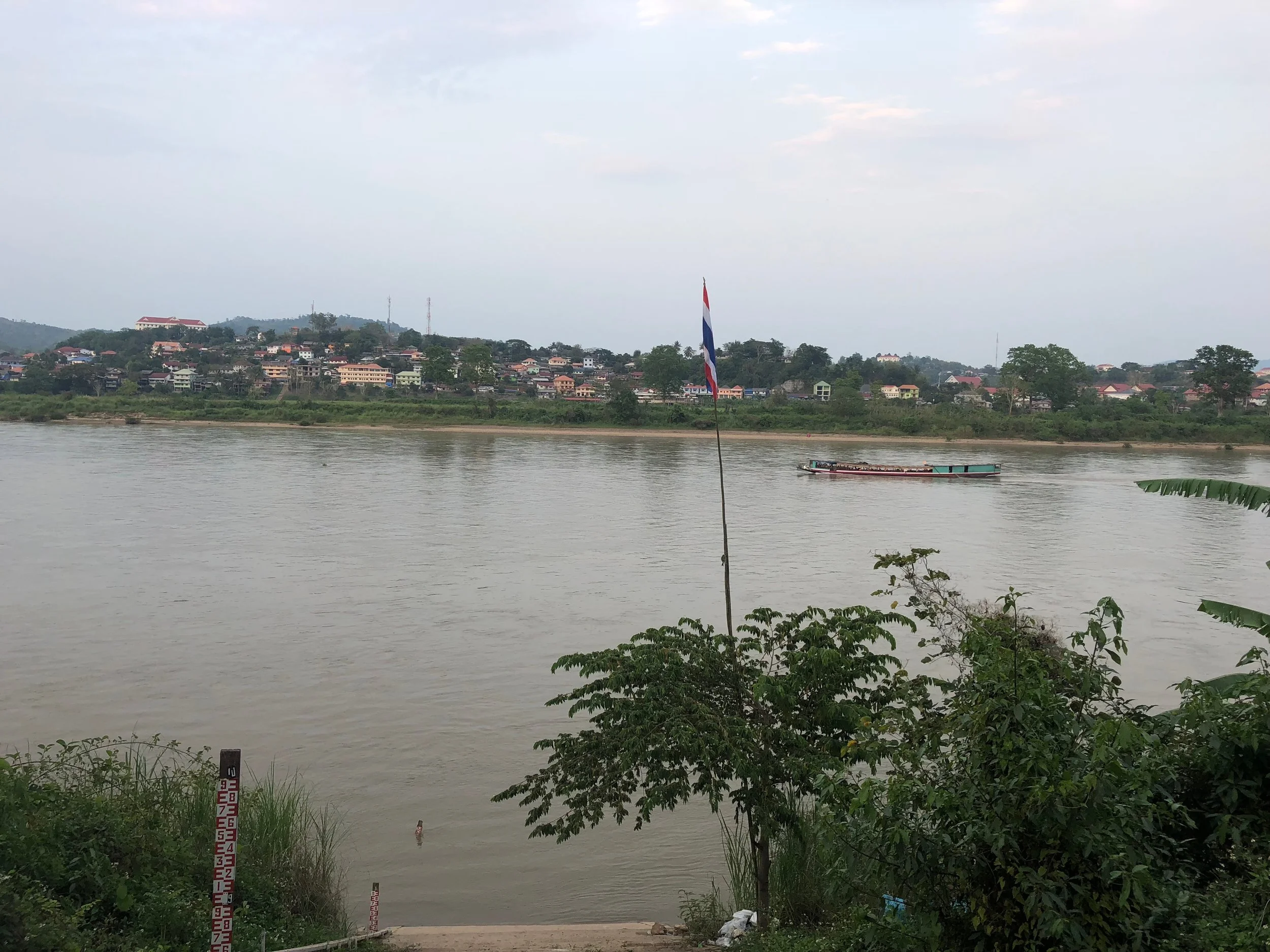 Mekong river with Laos on the other side....