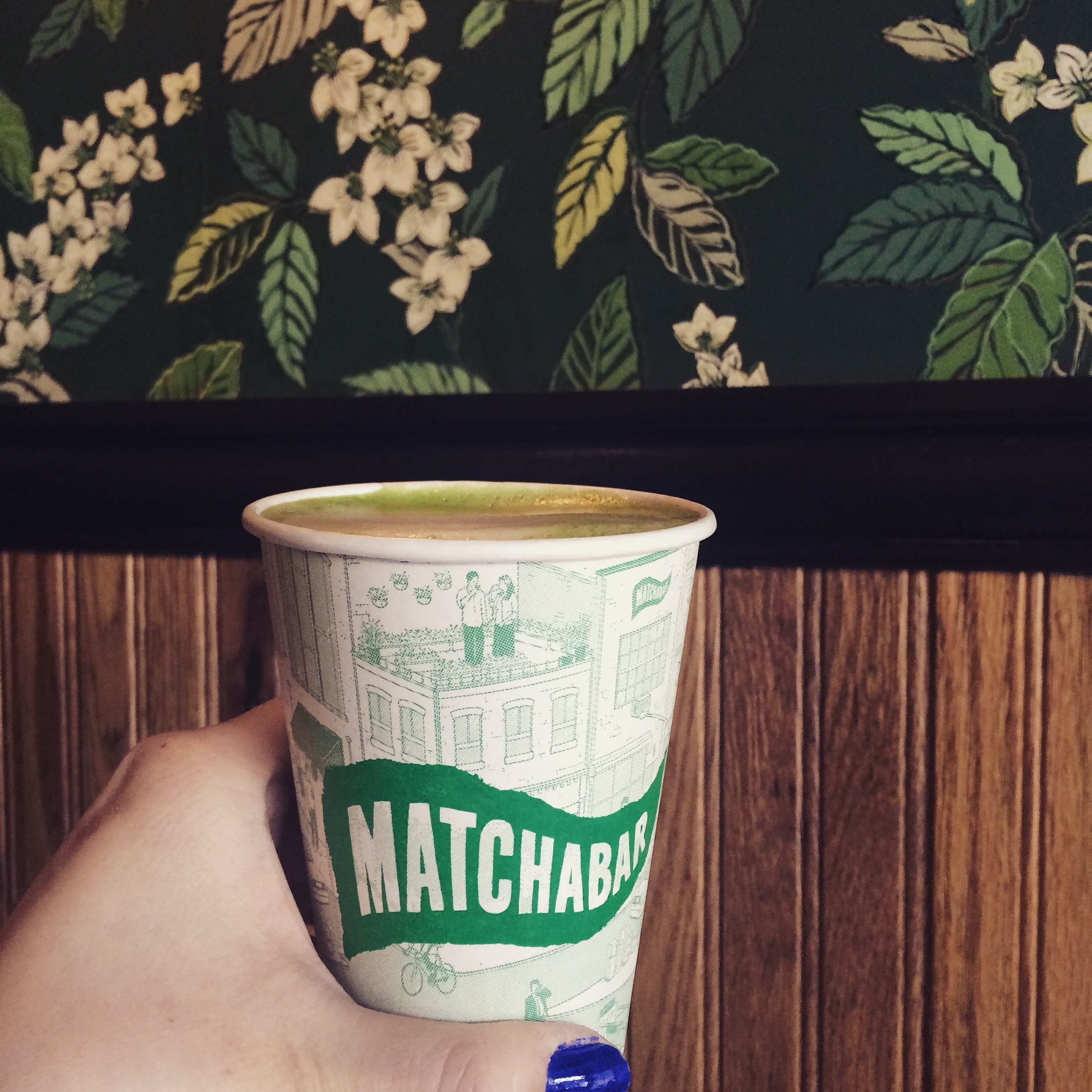 match chai tea latte with soy milk.