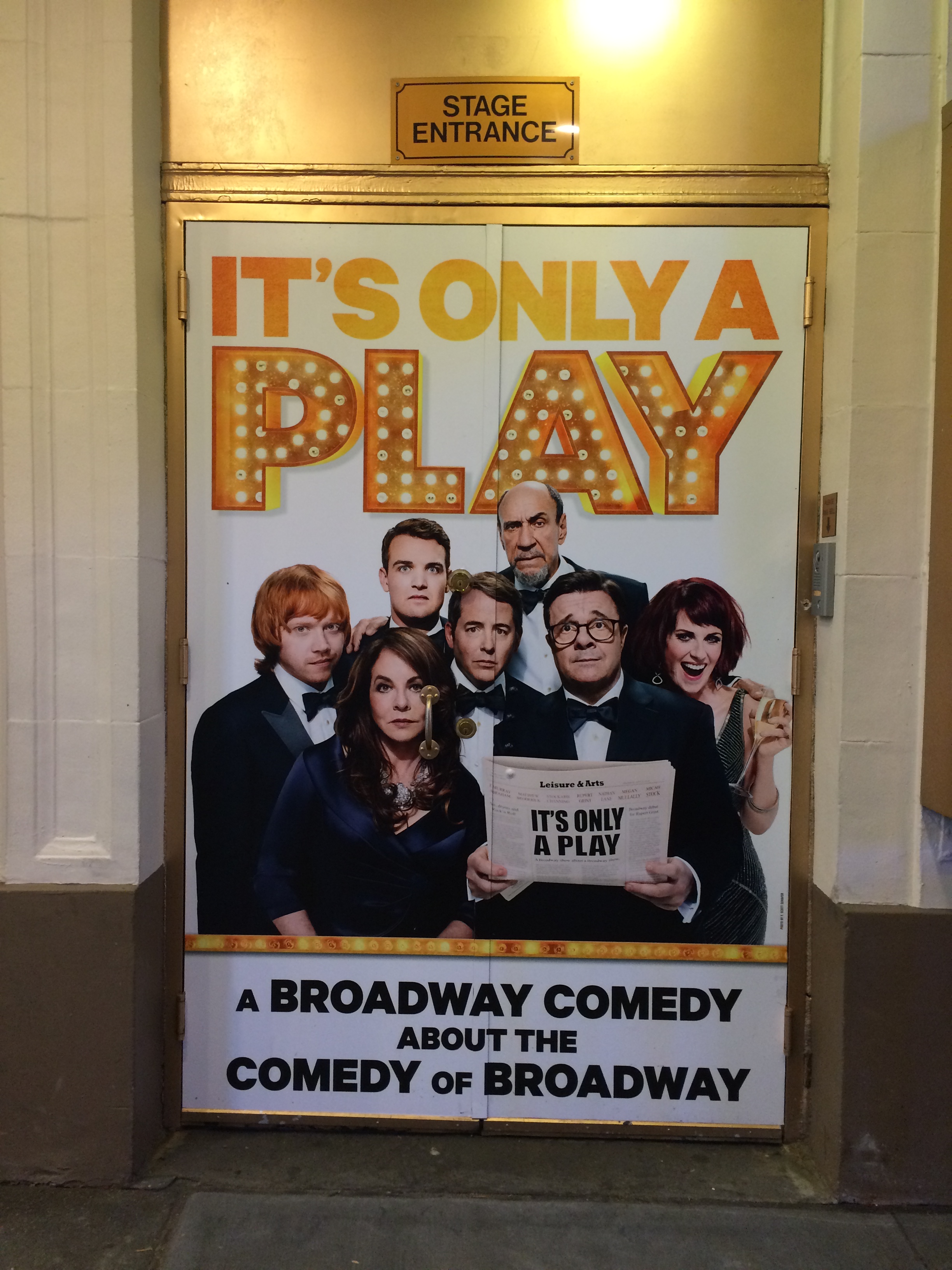It's Only a Play – Broadway Play – Original