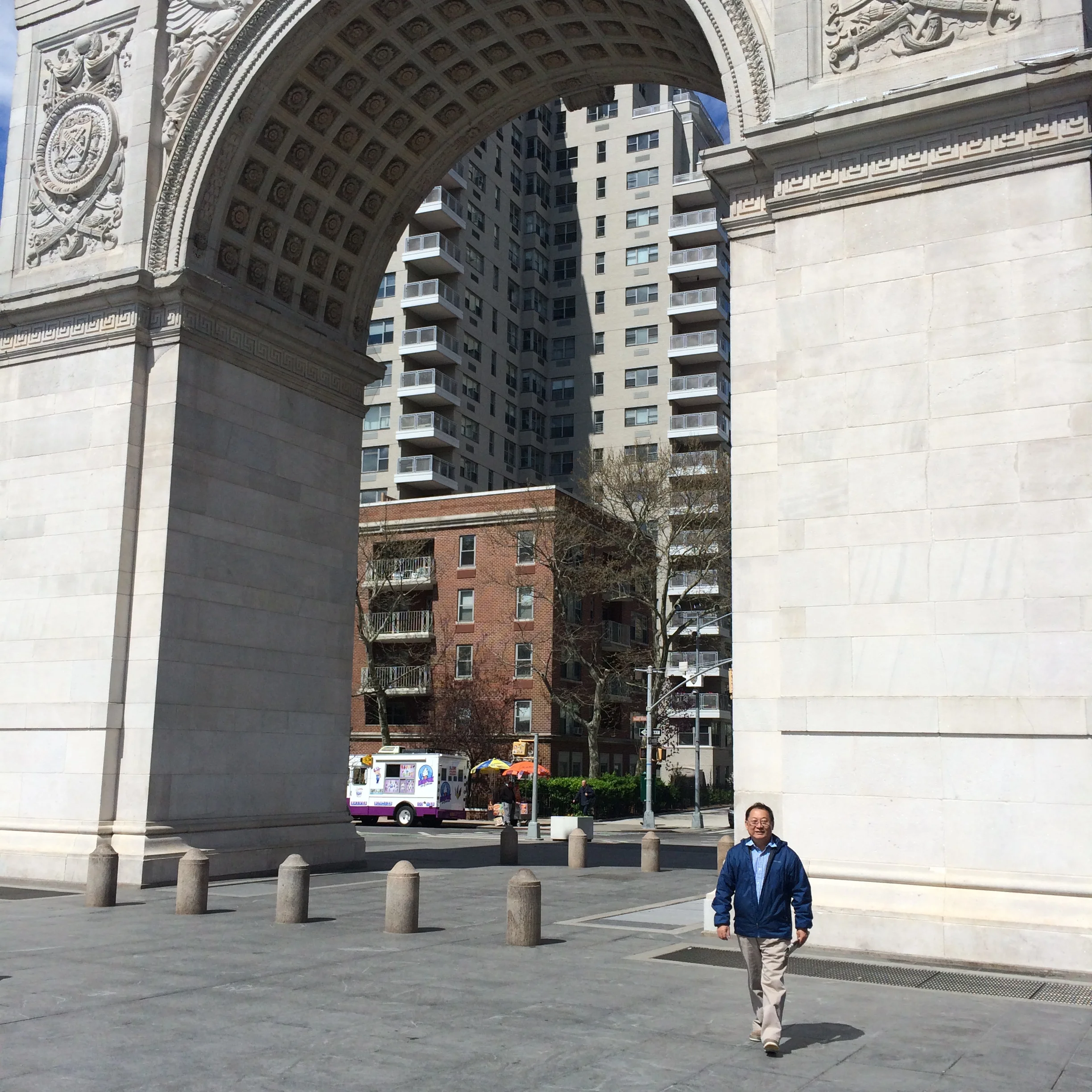 Washington Square Park with Dad