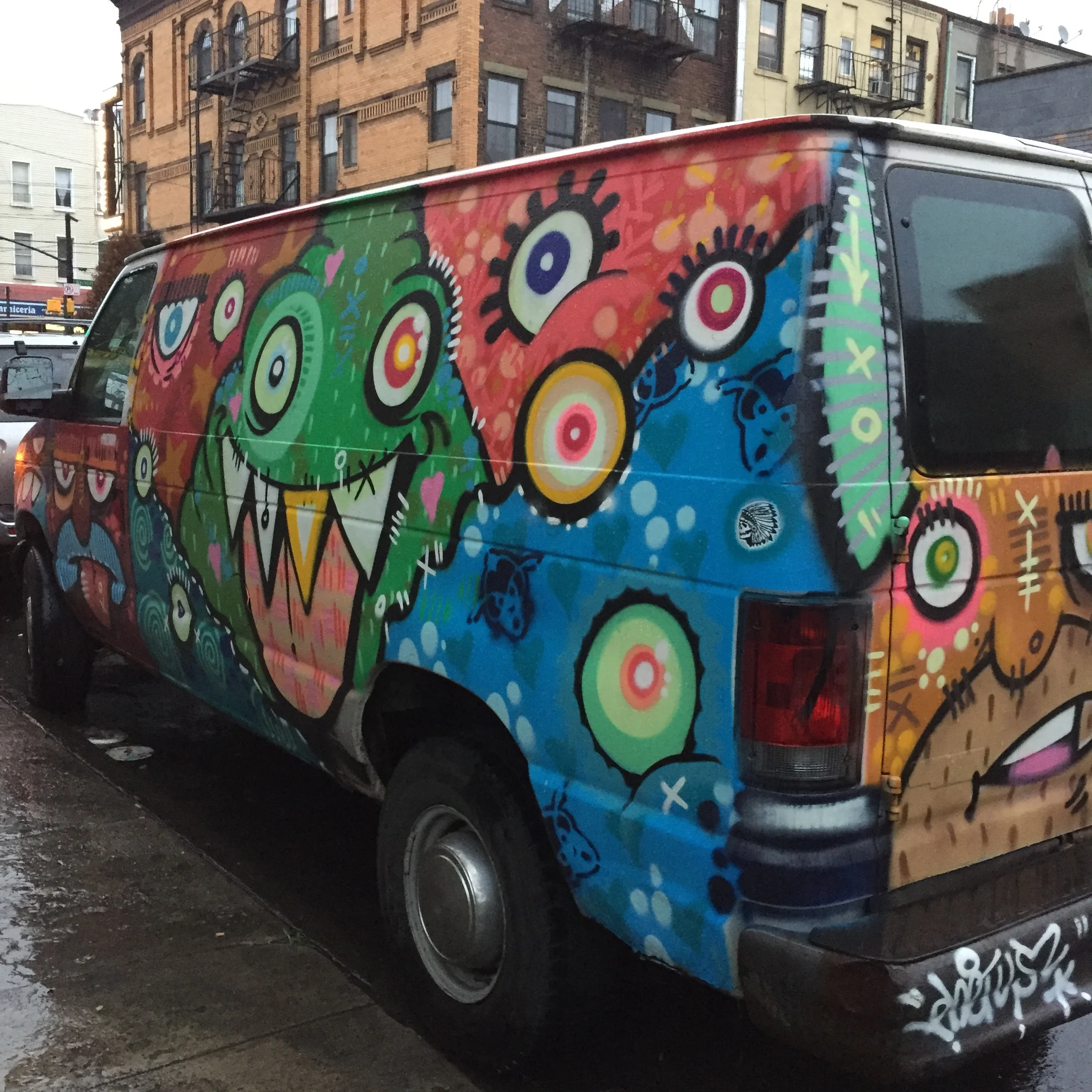 Van in Bushwick.