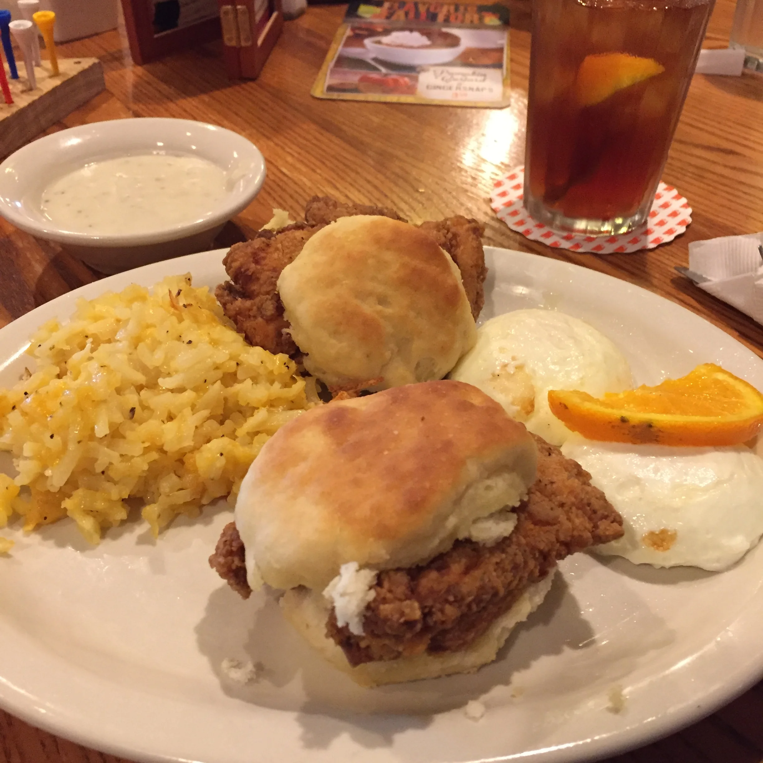 Cracker Barrel: Rocking Chairs & A Slice of Heaven