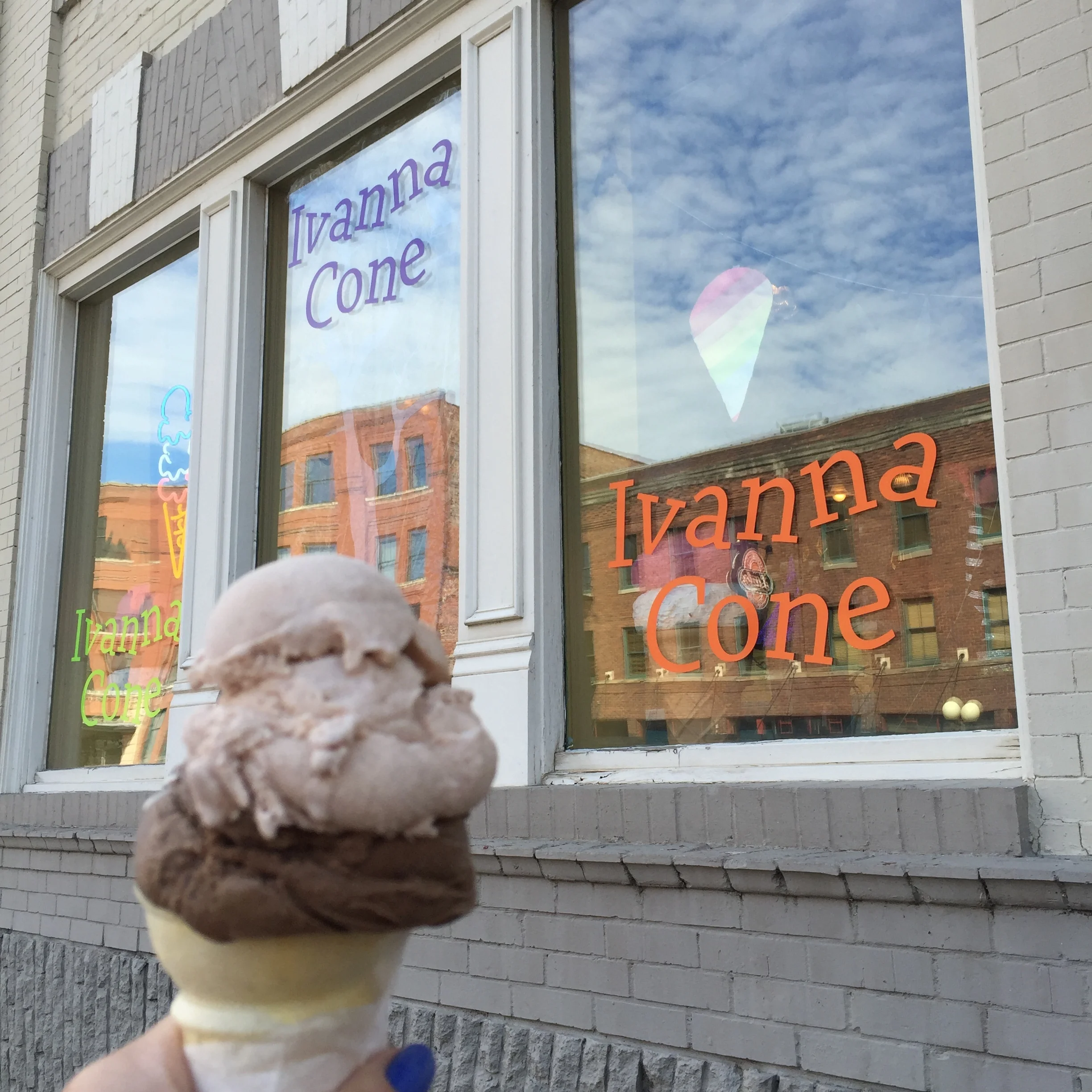 Ivanna Cone in the Haymarket.