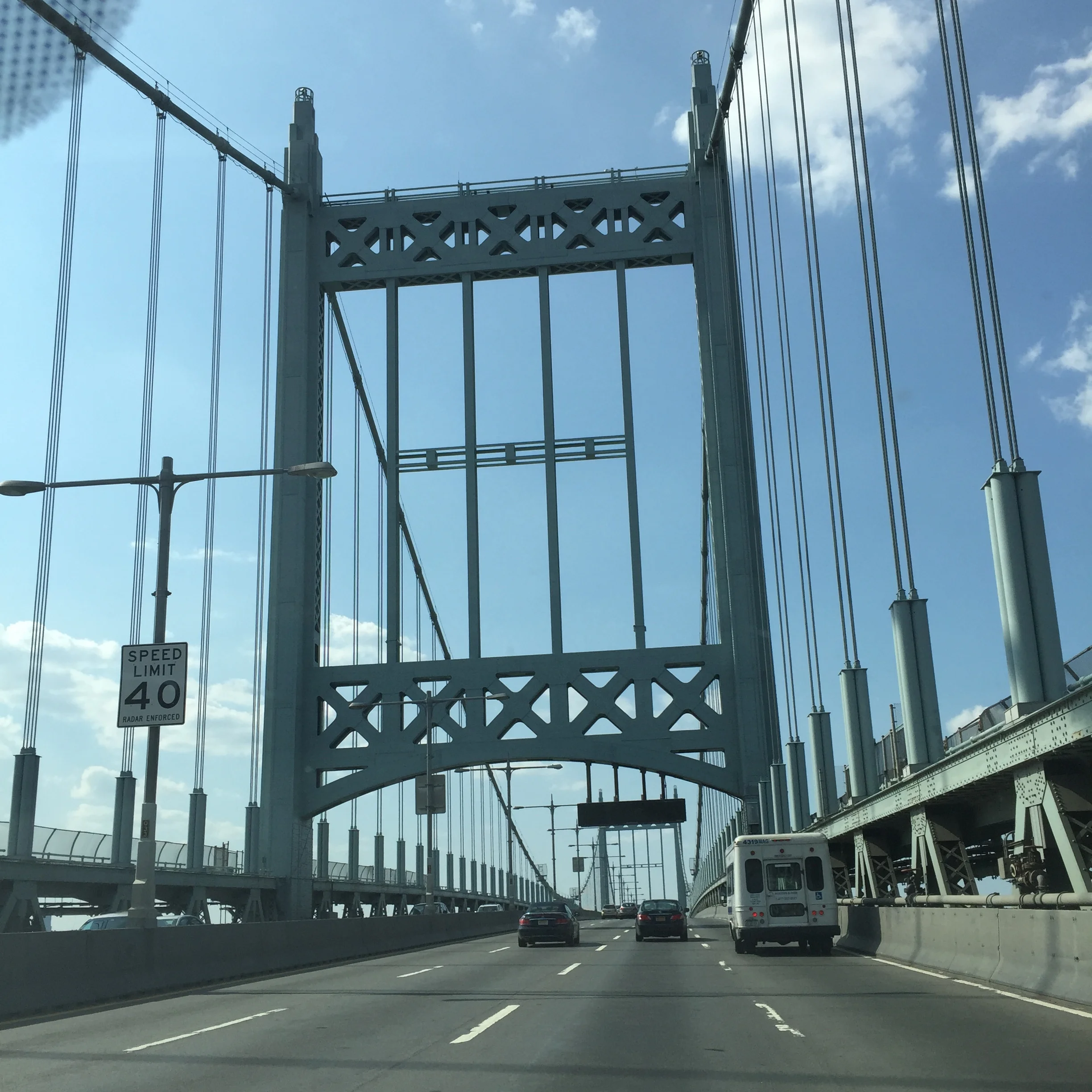 Driving Over the Hackensack River.