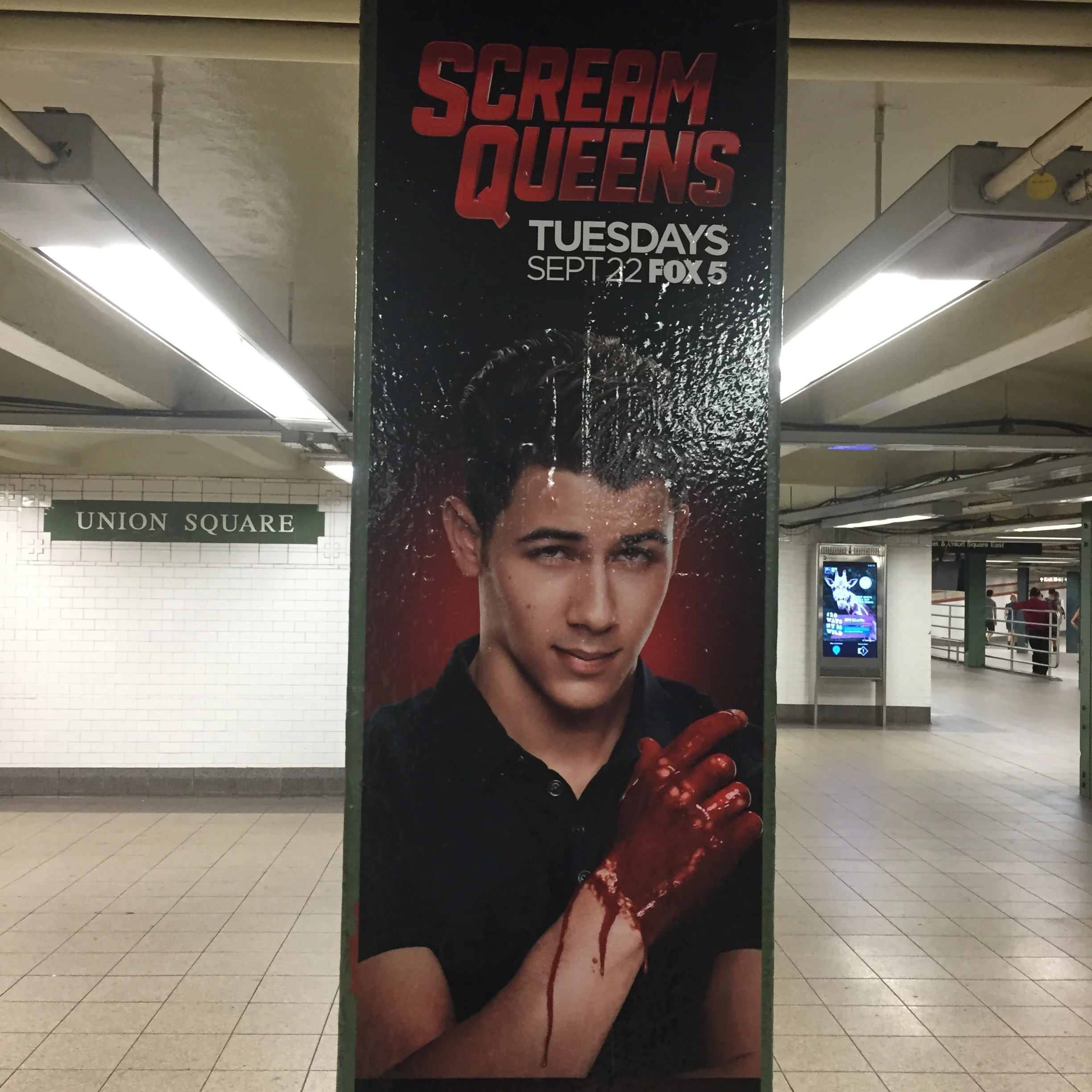 A Little Nick Jonas on my Commute.