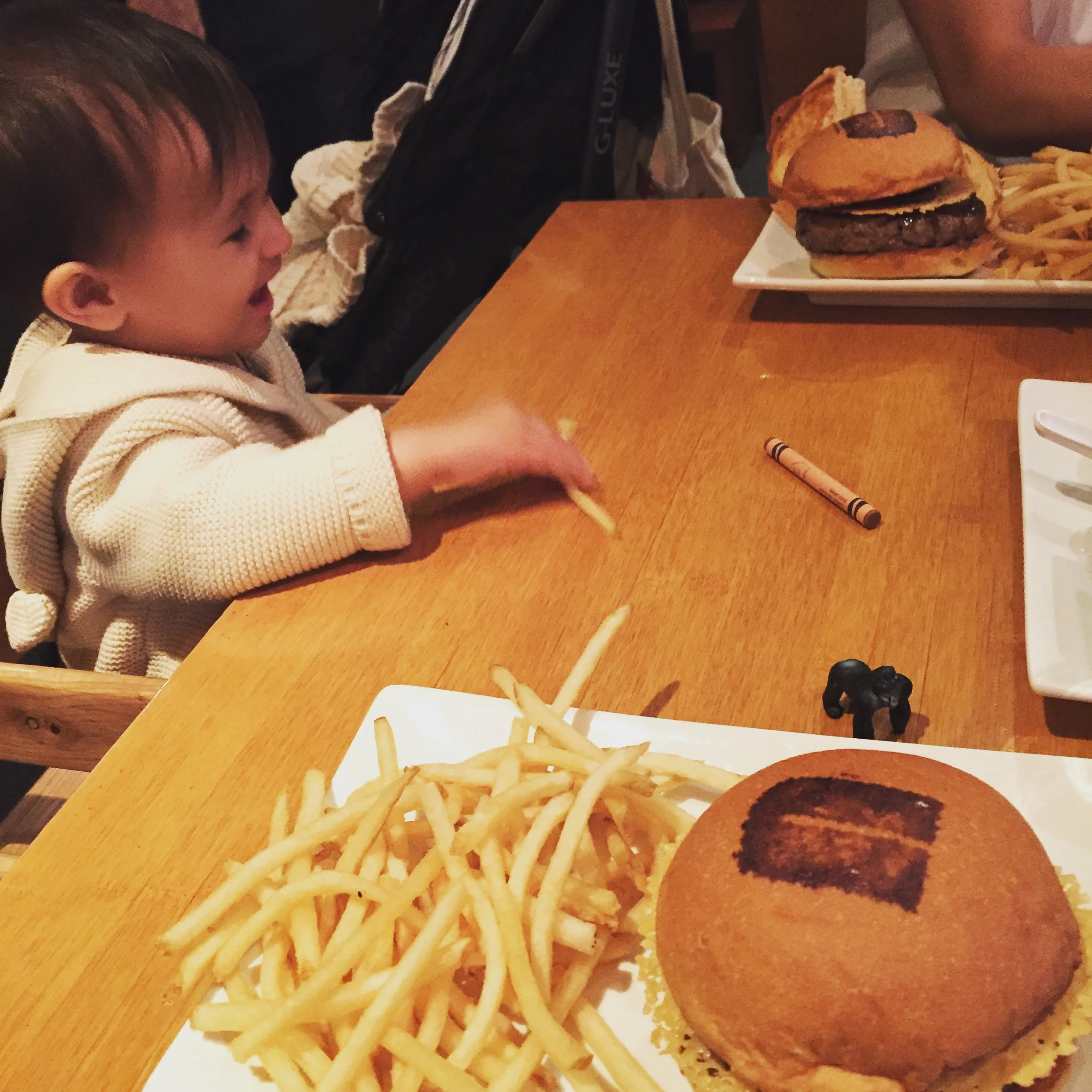 Umami Burgers & A Baby.