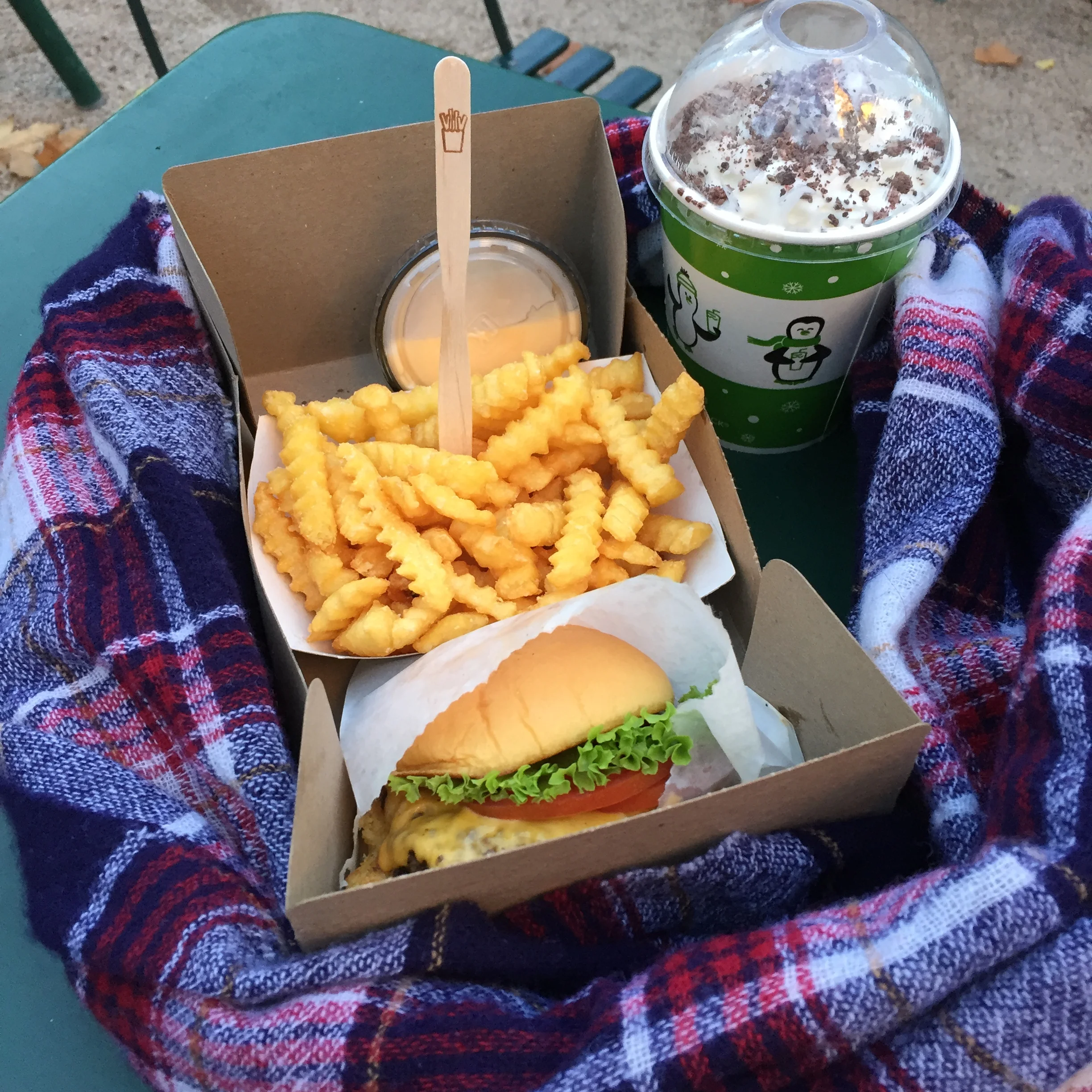 Cozy Shake Shack.