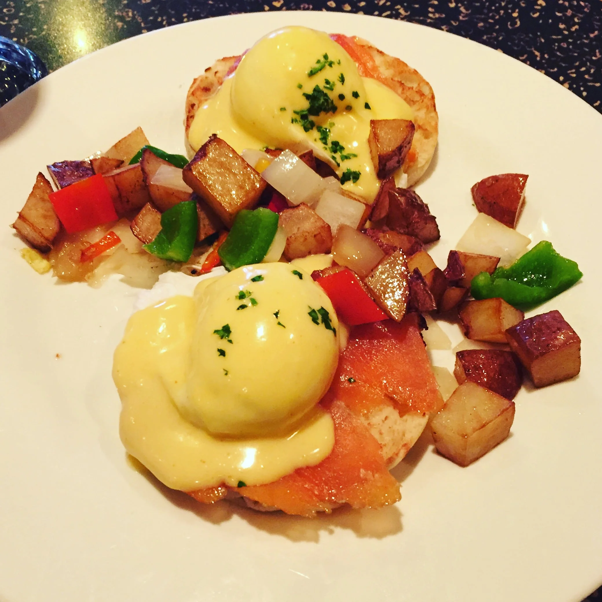 Smoked Salmon Benedict.