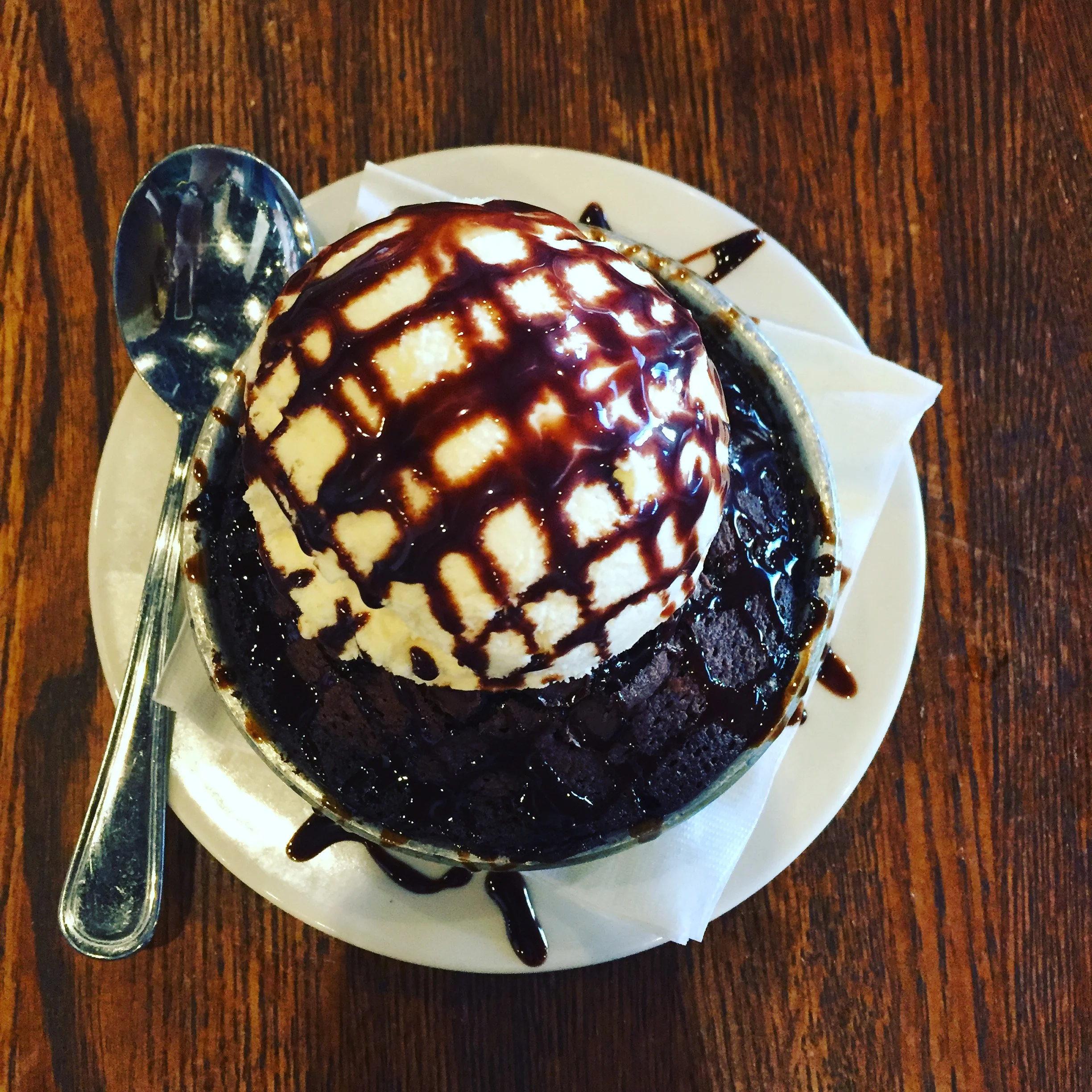The "Mini" Brownie Sundae.