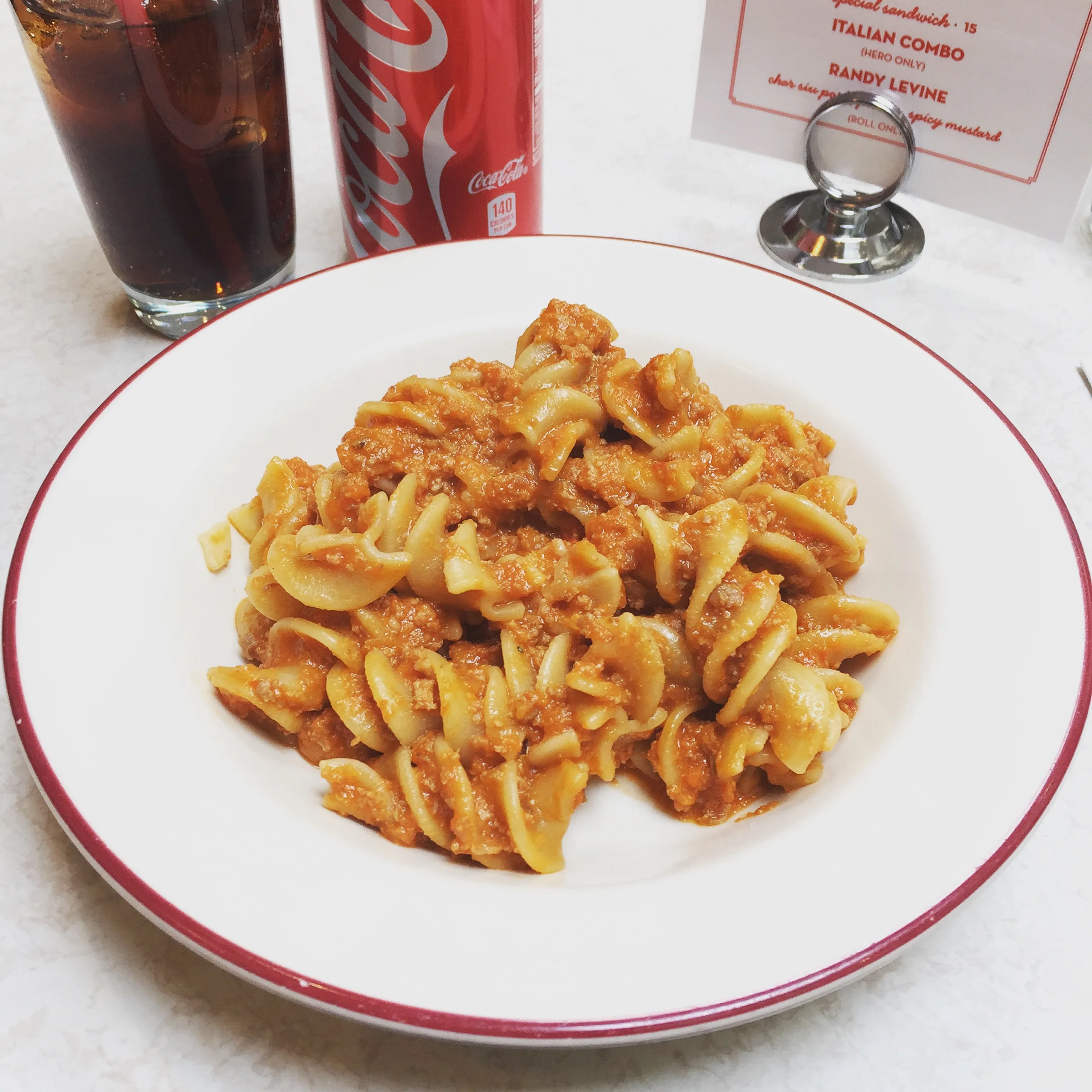 All the pasta, please.