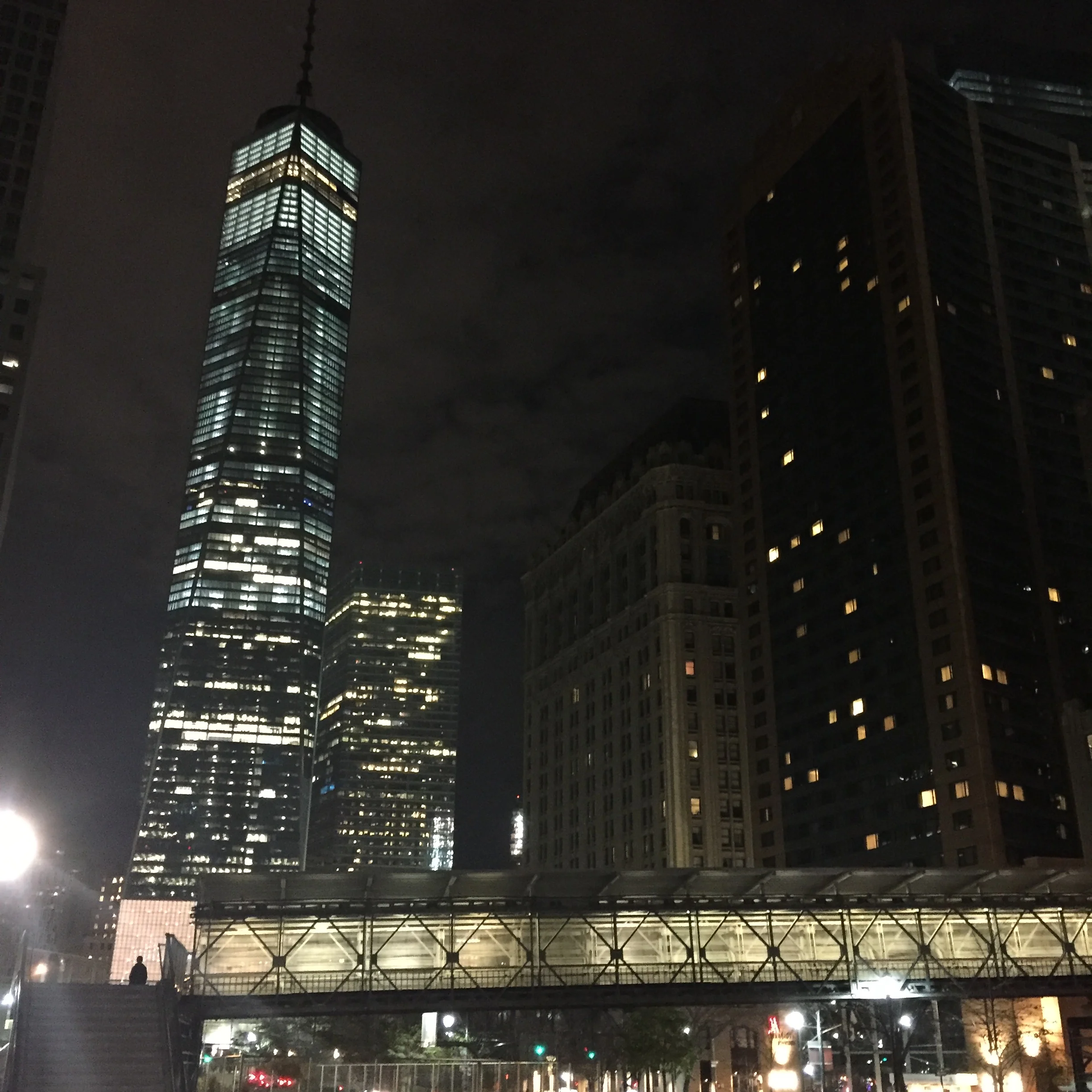 Battery Park & the WTC.