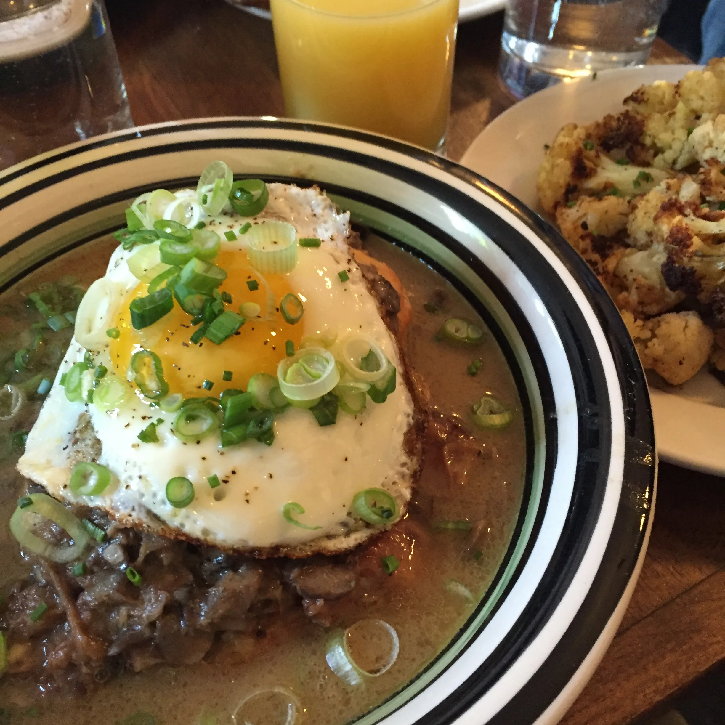 Brunch date in Bushwick.