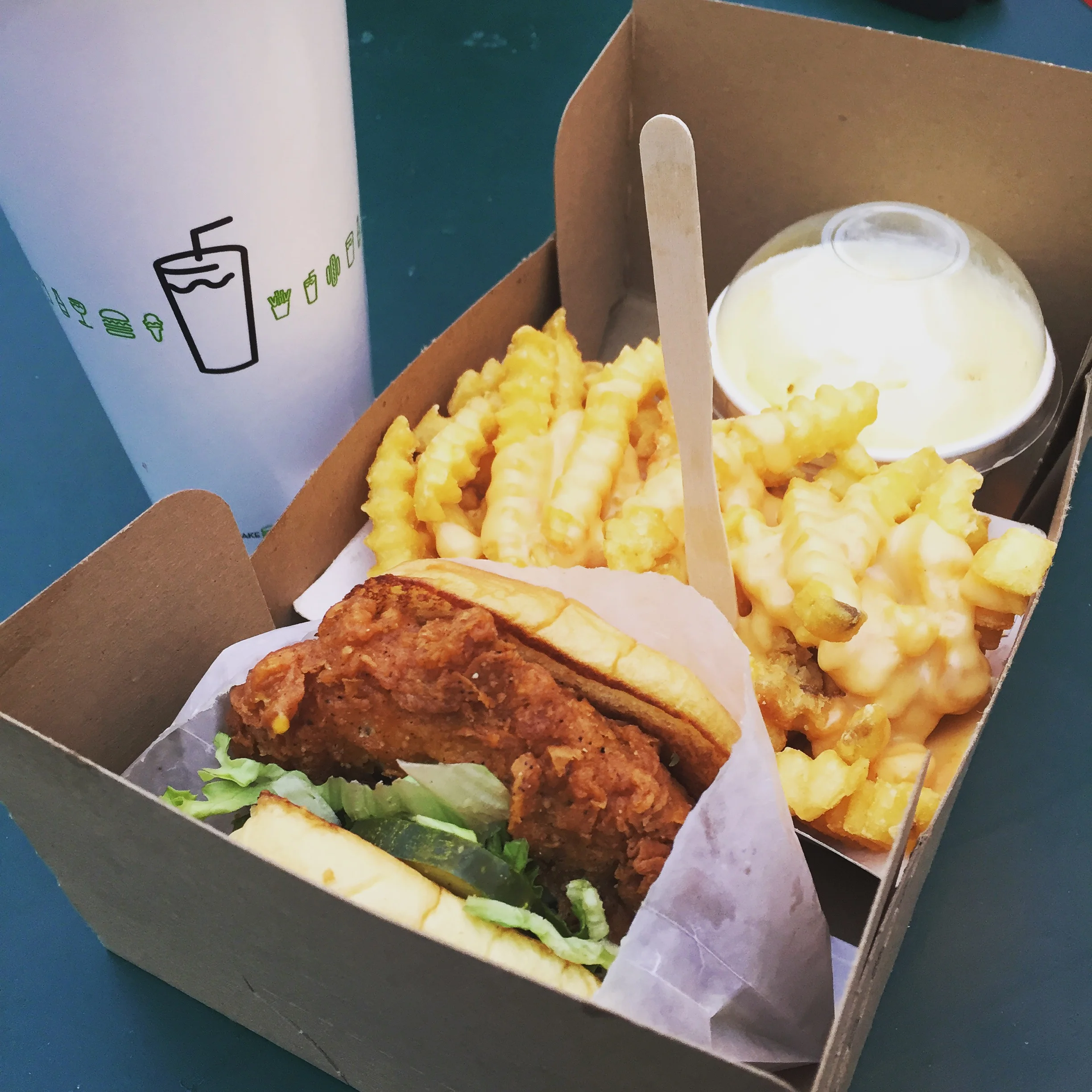 #fatfriday & a Chick'n Shack!