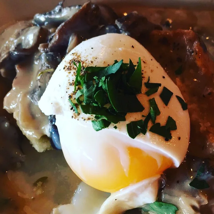 That poached egg though...