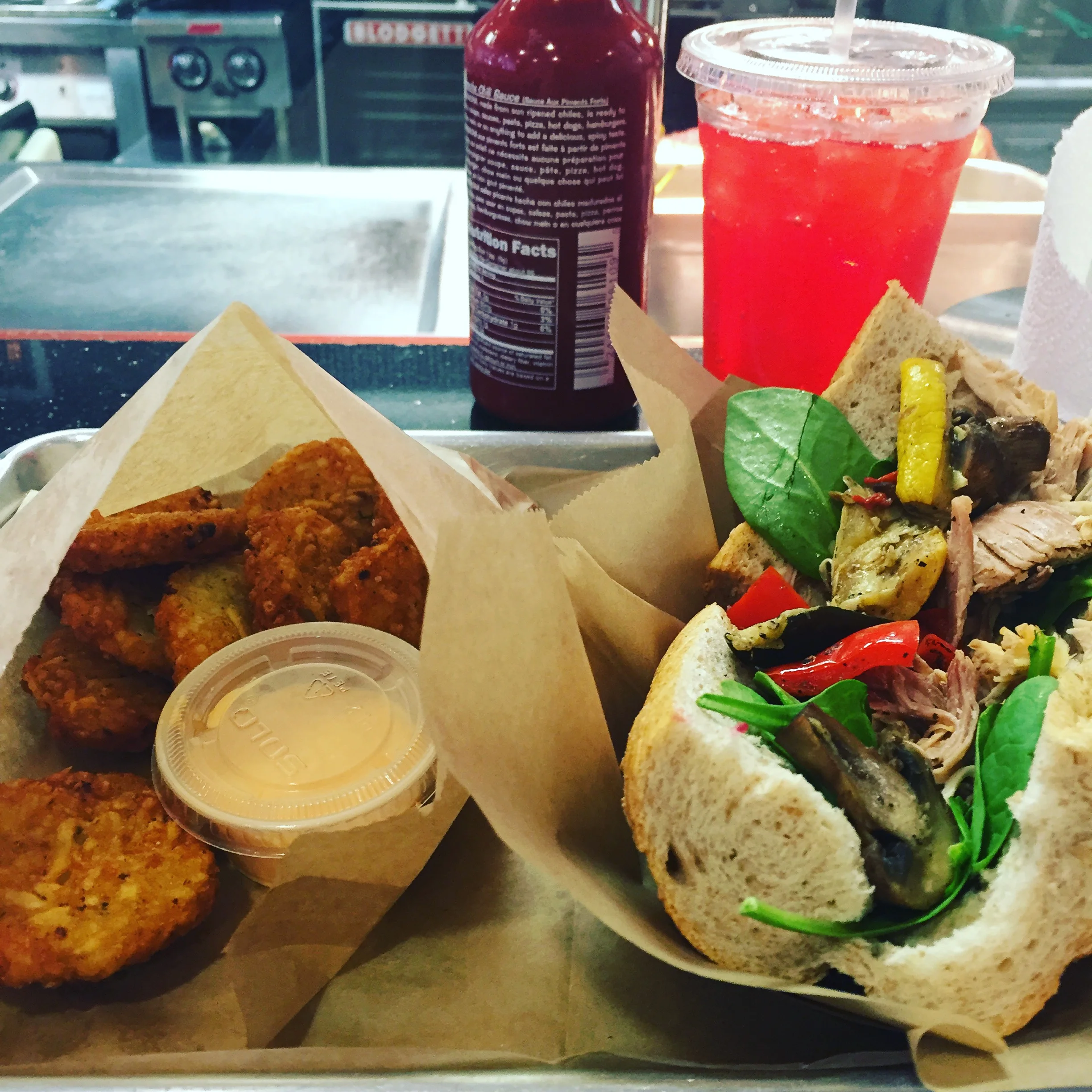 Lunch Break @ the Flower Show. 