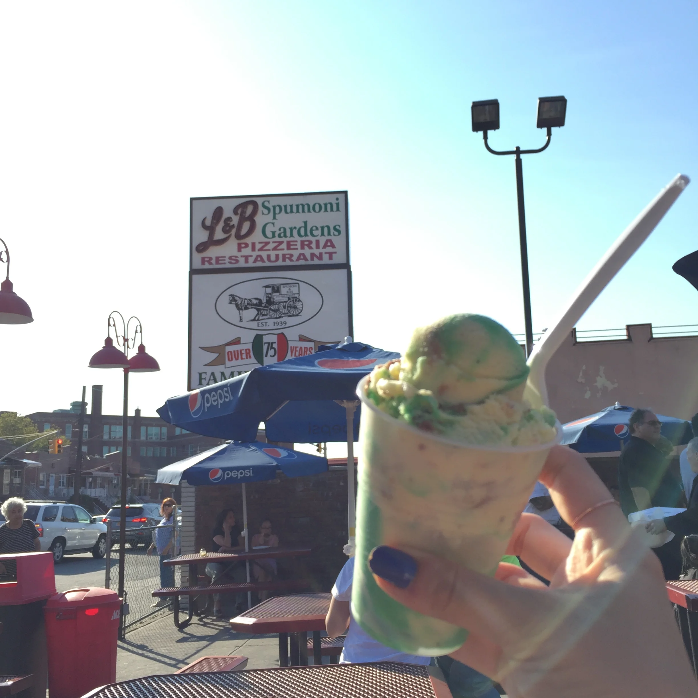 My first cup of Spumoni!