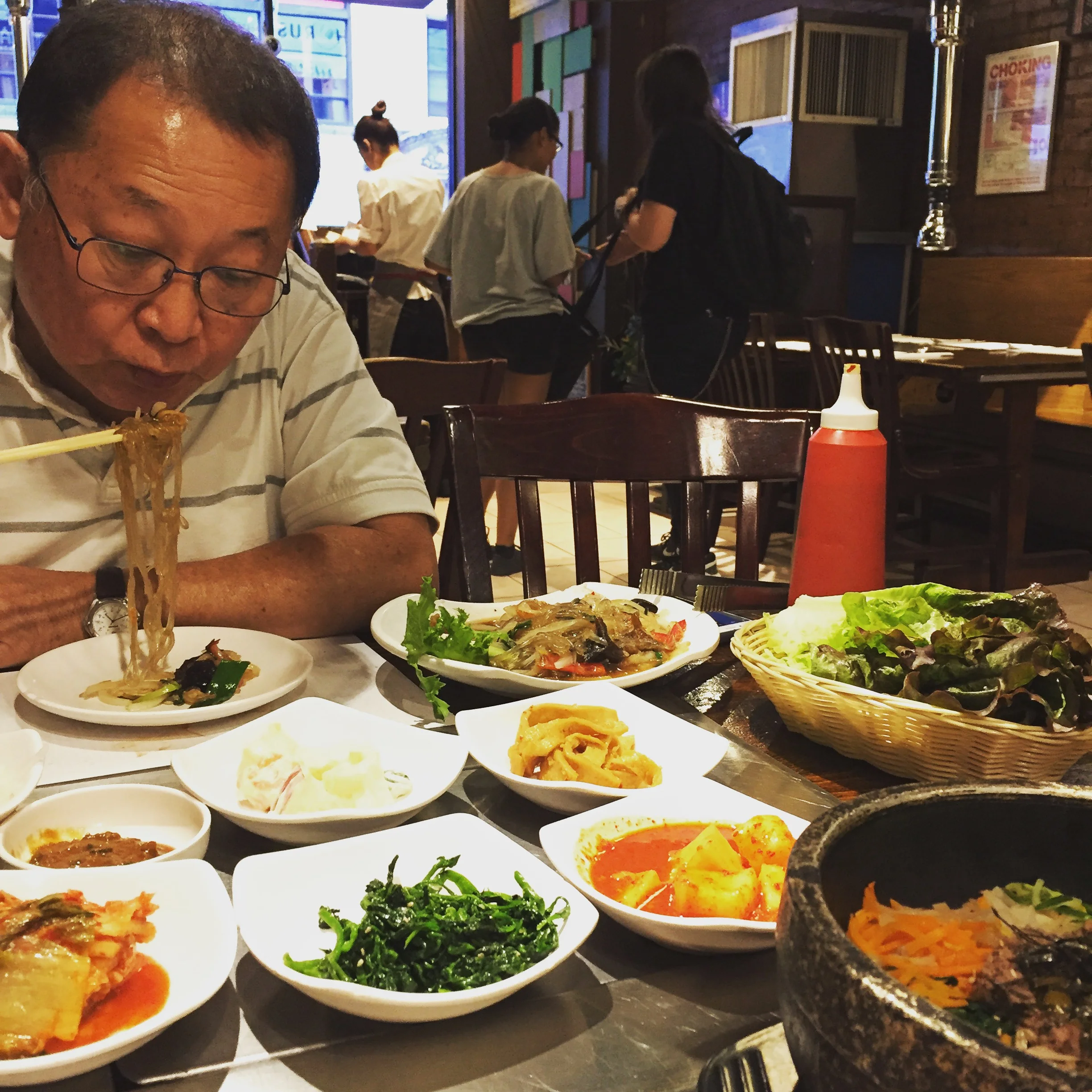 Korean BBQ with Dad