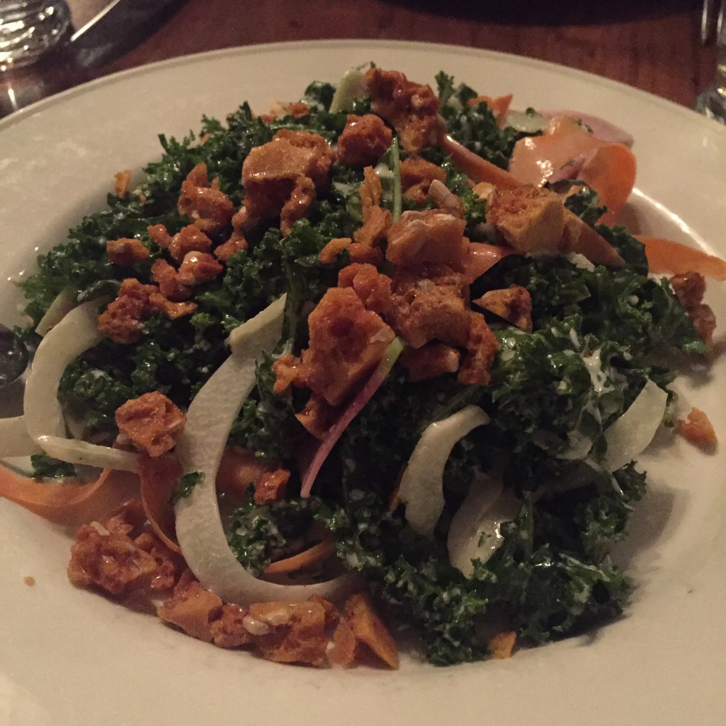Yes, I ate a salad!