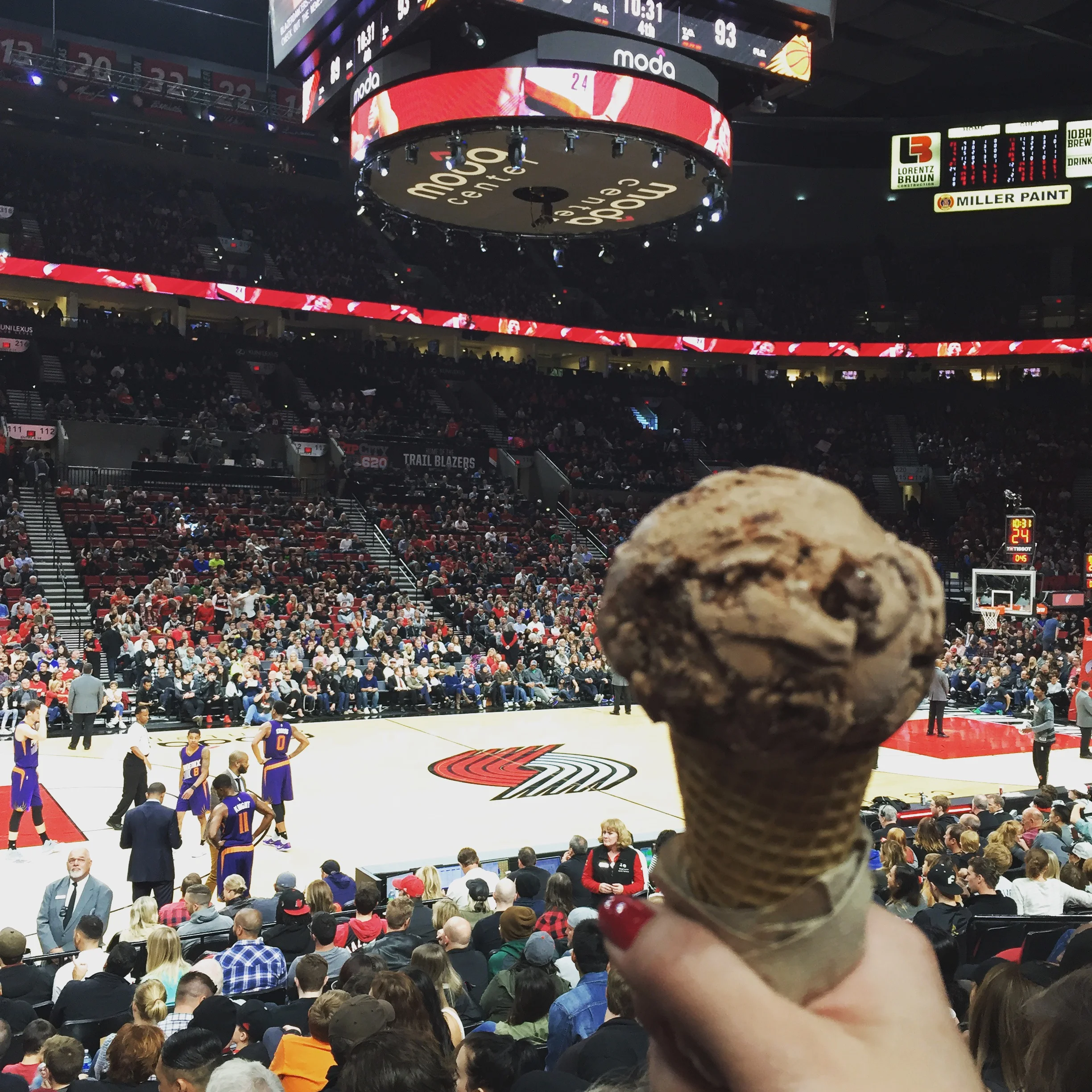 Salt & Straw and Basketball.