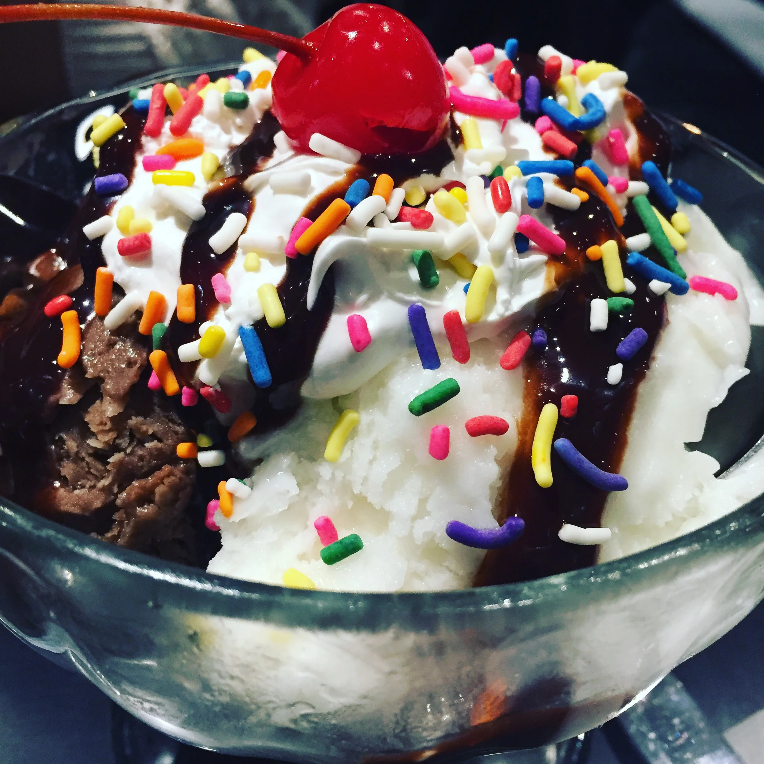 Vegan Ice Cream Sundae!