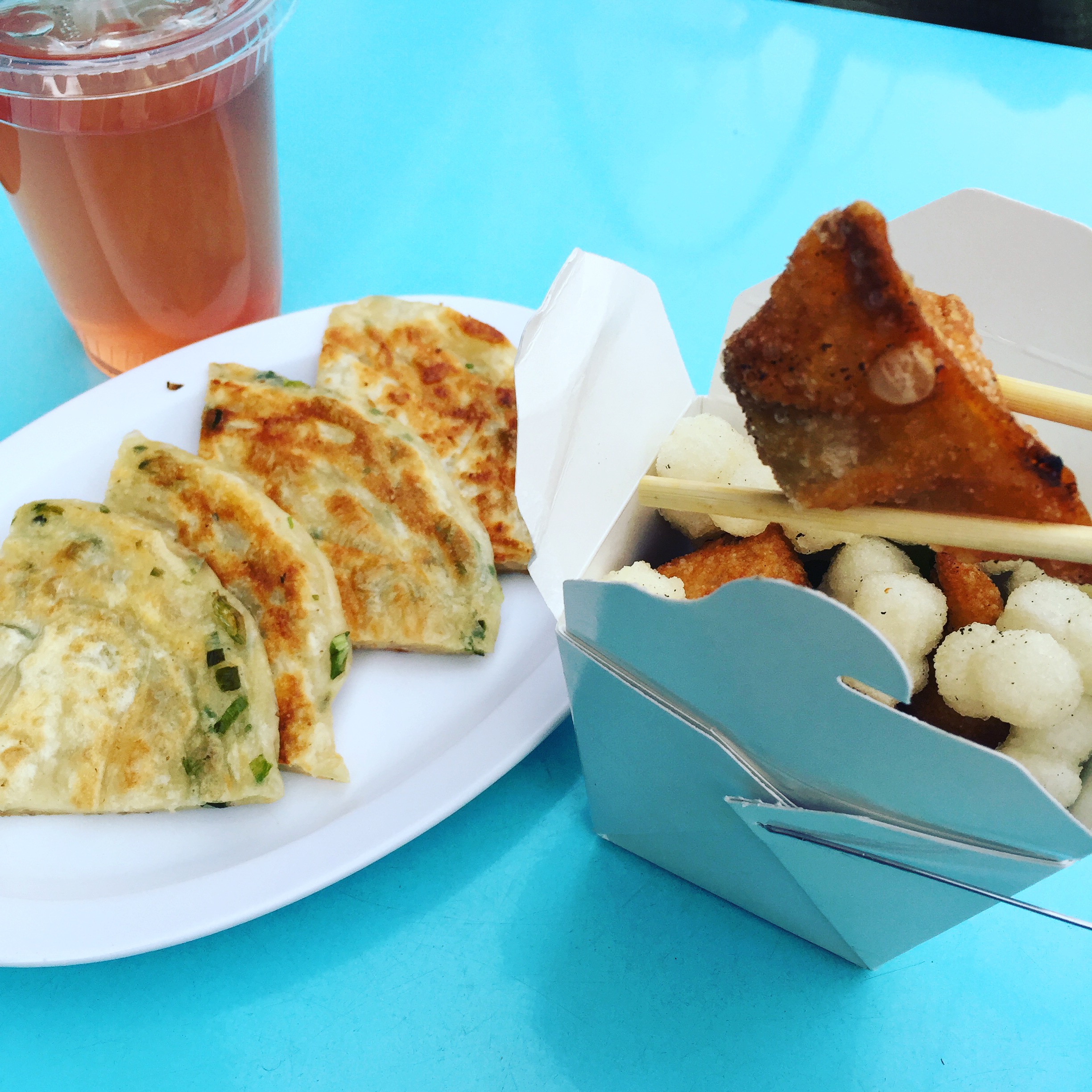 Korean Fried Chicken Dumplings