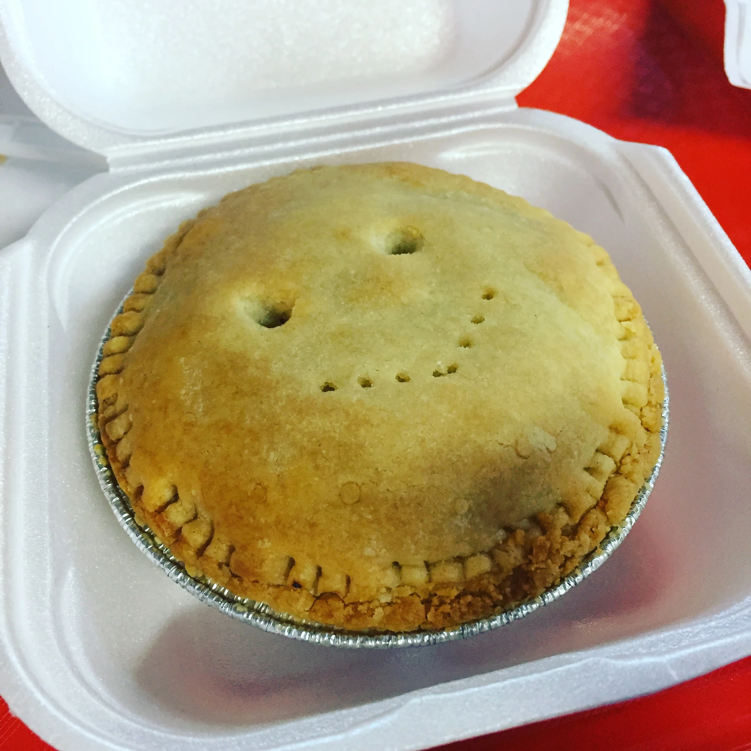 Meat Pies at the Farmers Market.