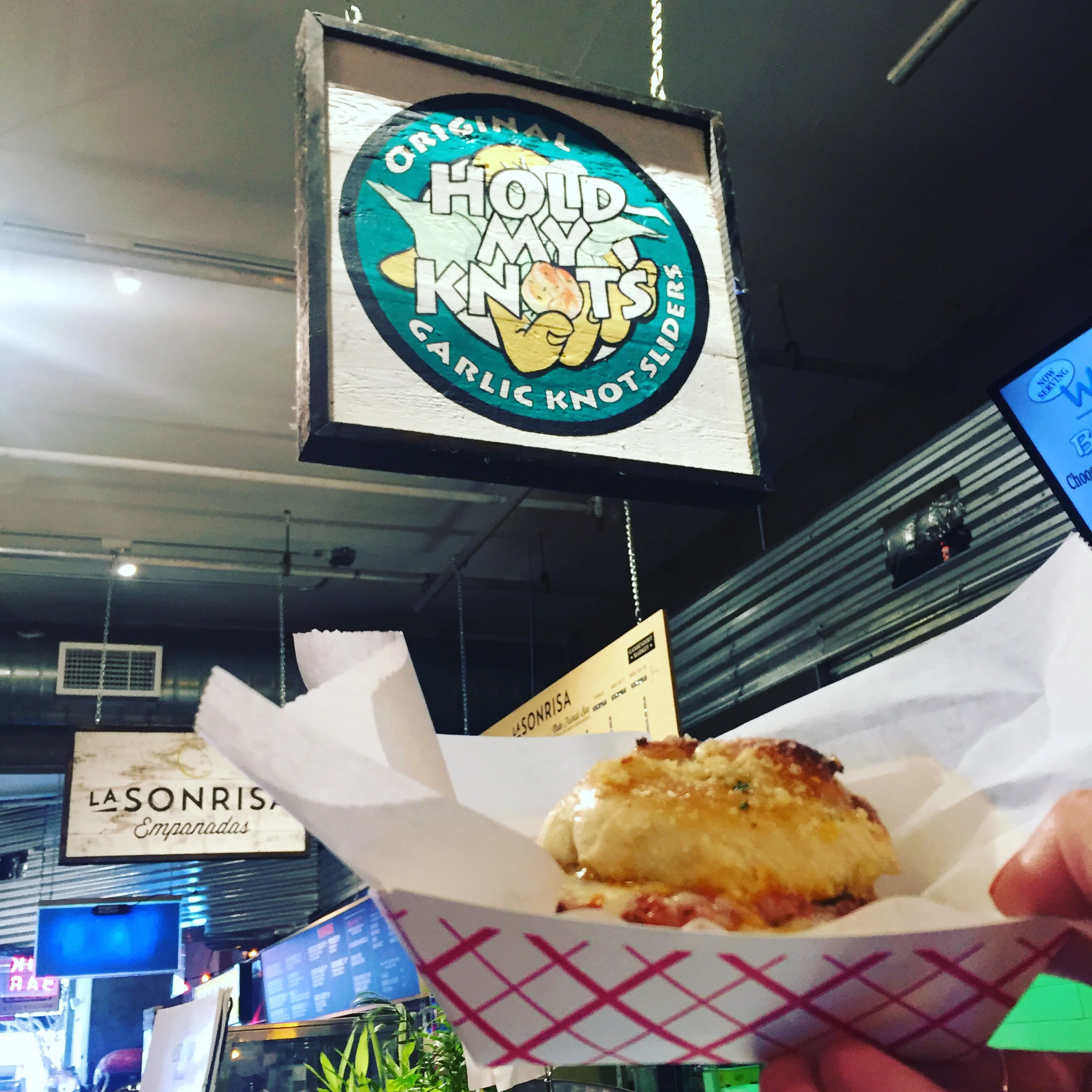Wait. A Garlic Knot Slider!?