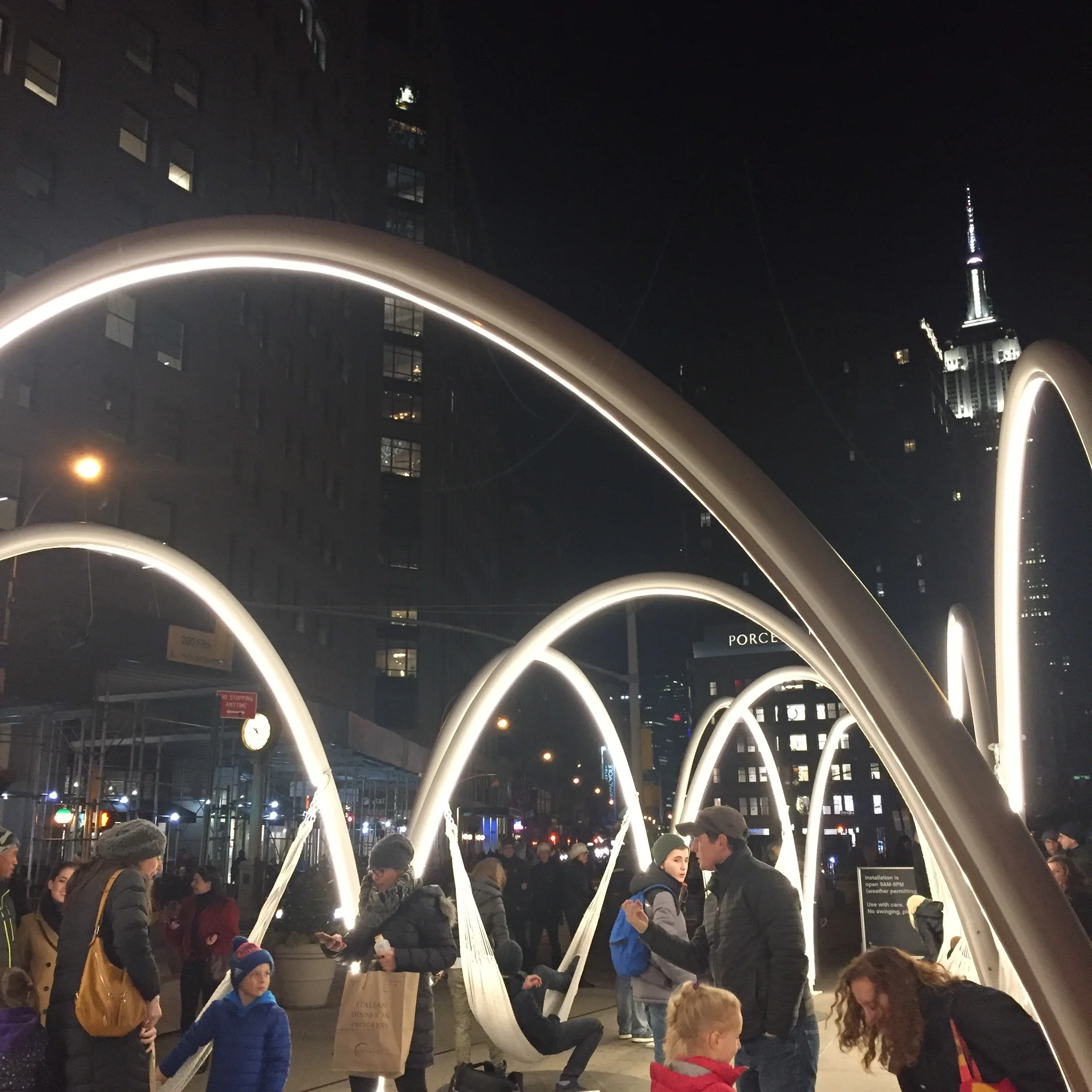 Hammocks in the Flatiron.