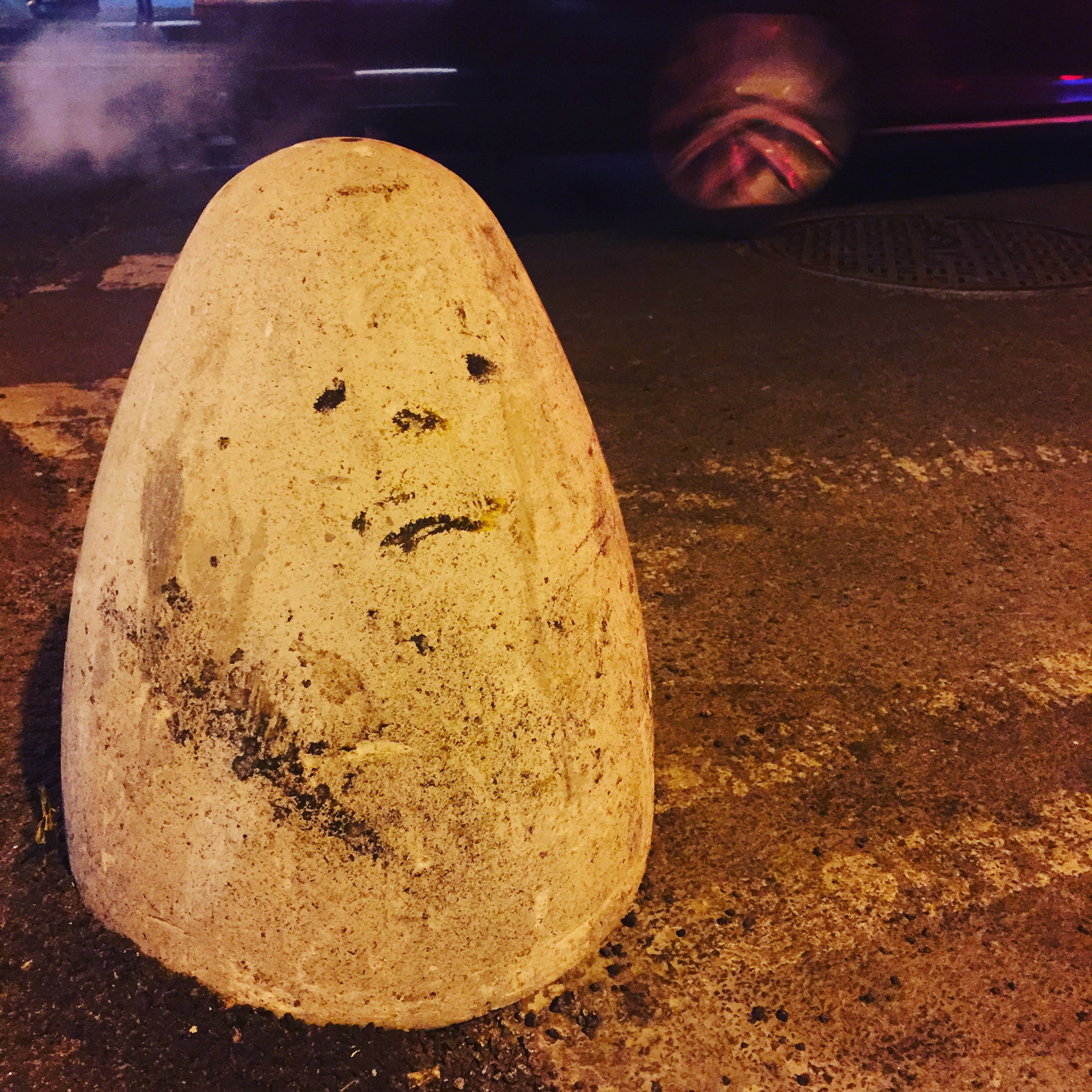 Sad, little boulder.