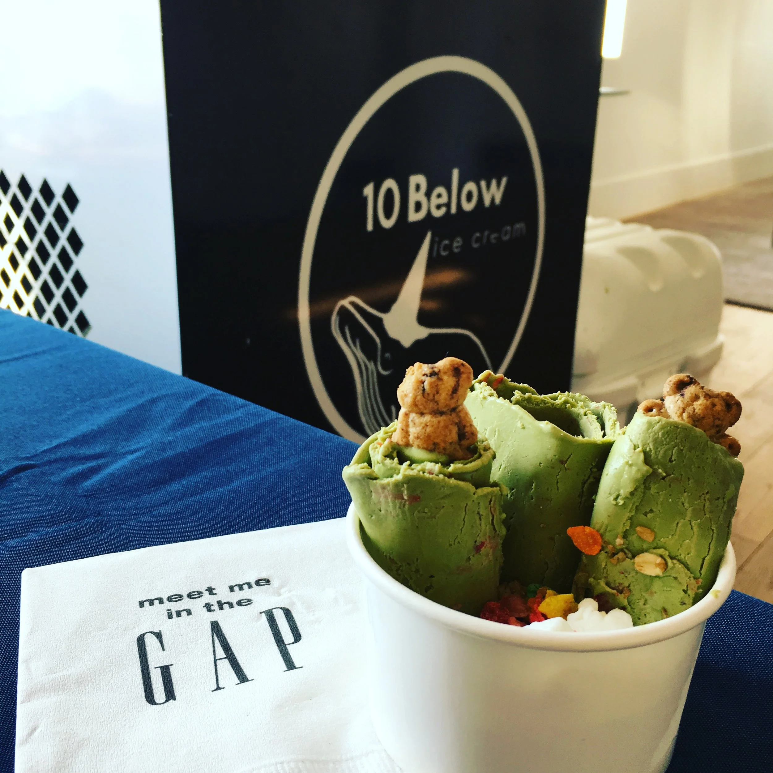 Thai Rolled Ice Cream.