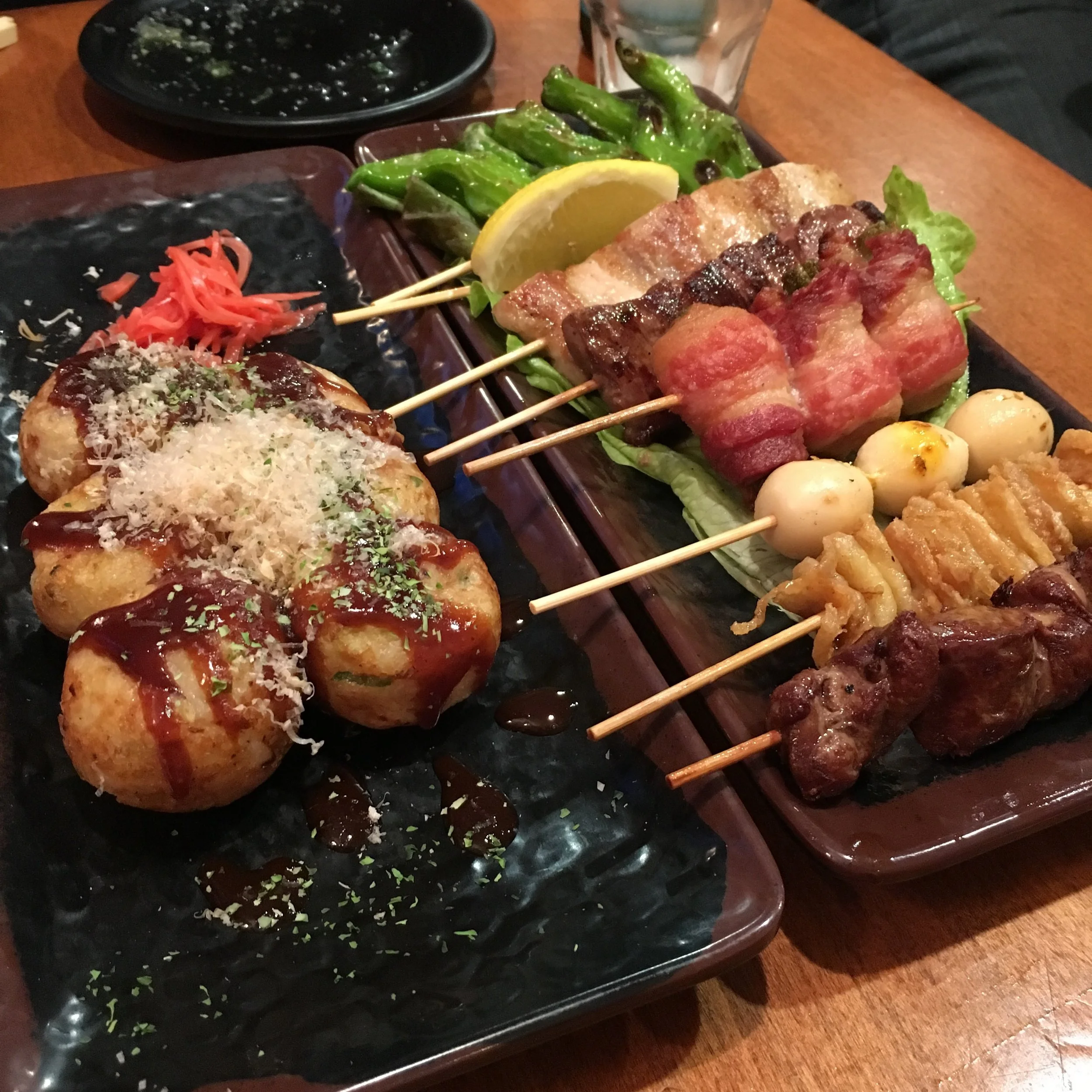 Assorted Yakitori at Hagi.