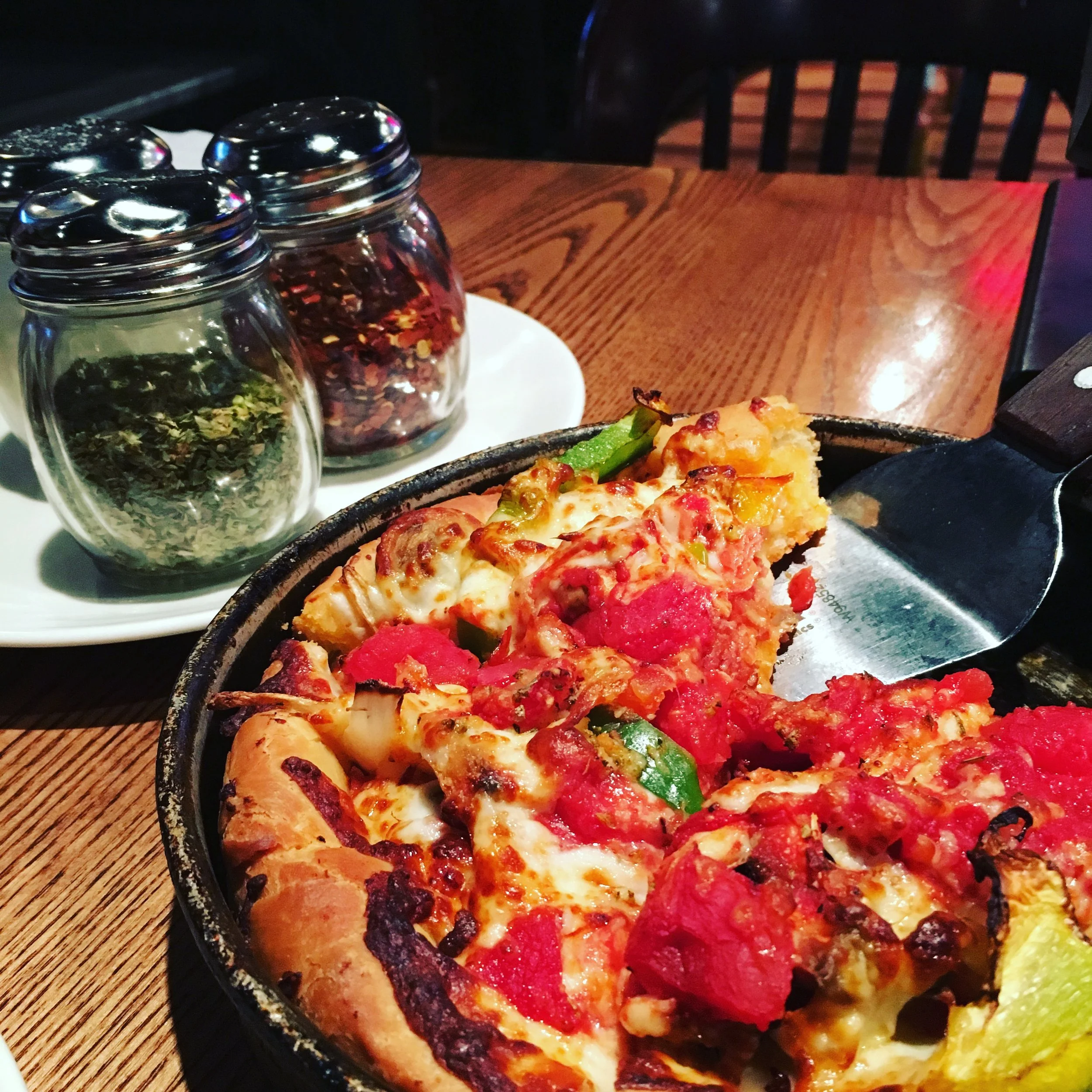 Chicago-Style Deep Dish Pizza.