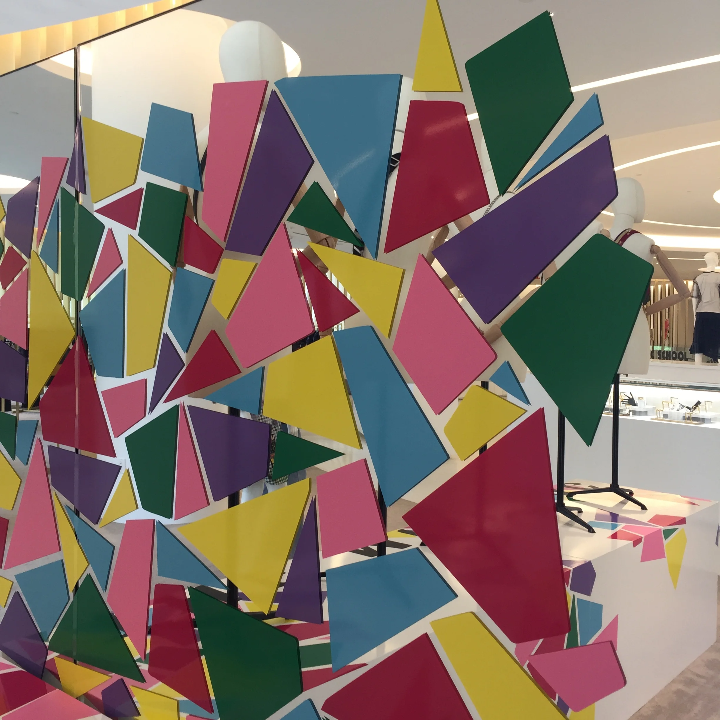 Abstract Art & Retail Therapy.