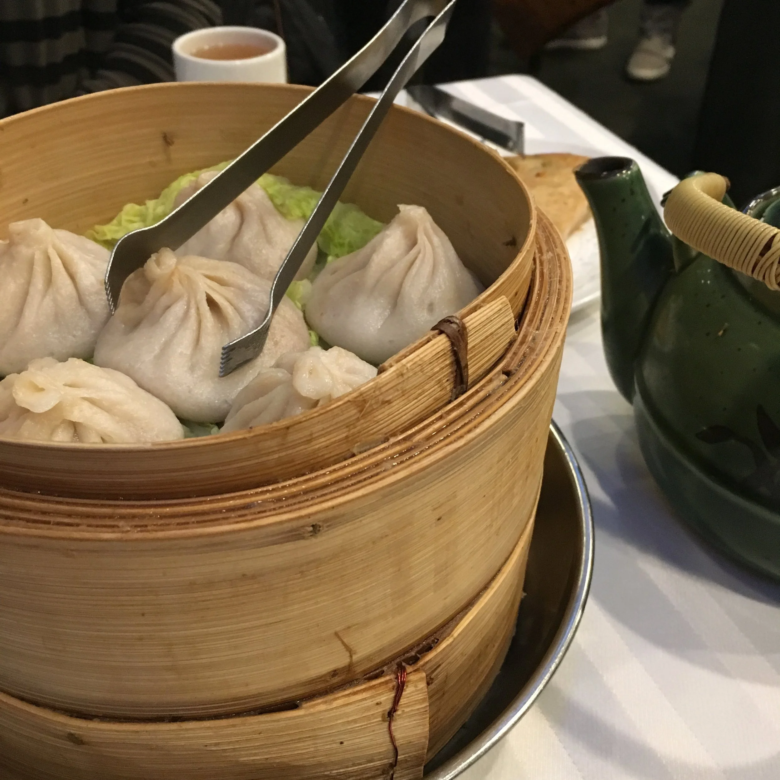 Soup Dumplings & Holiday Windows.