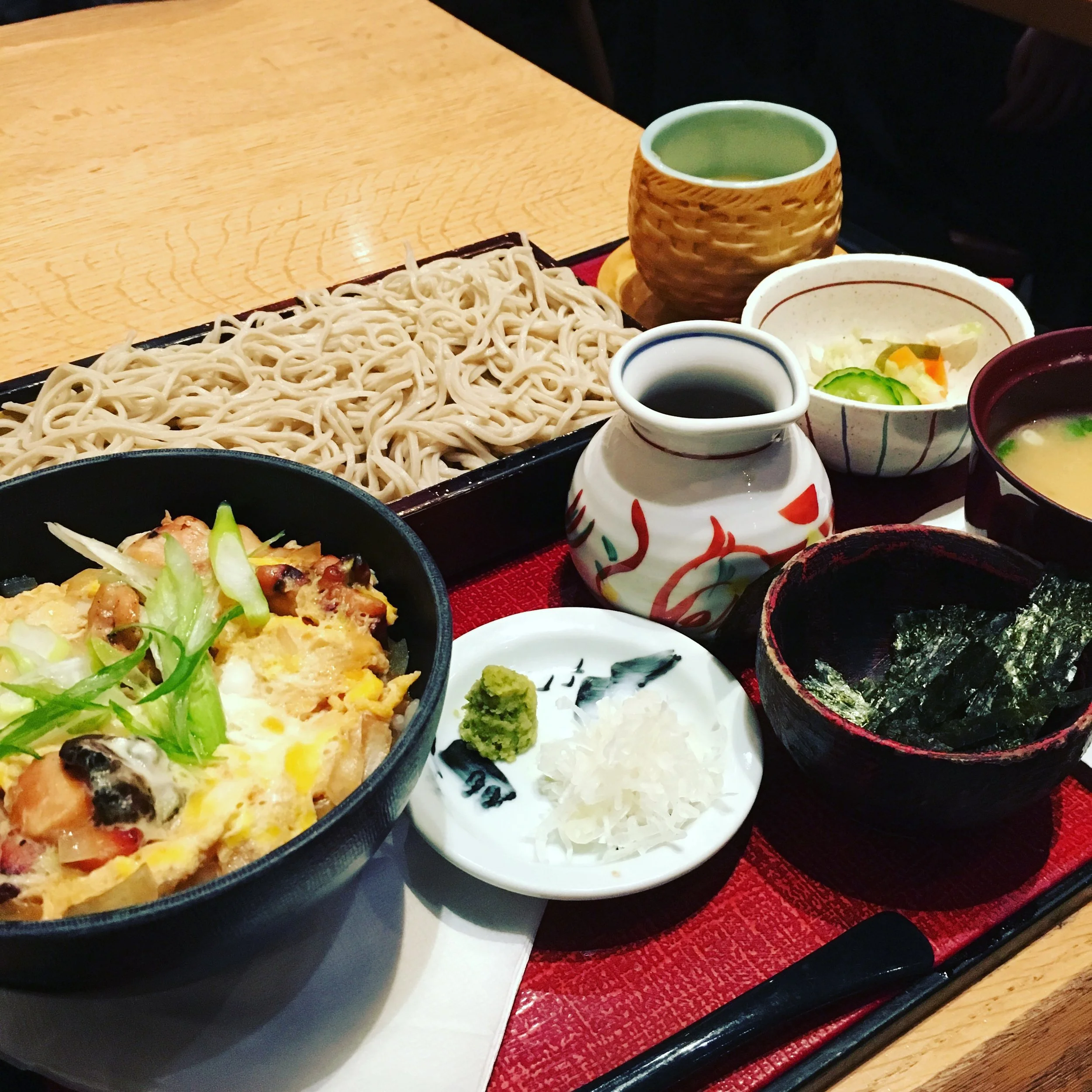 Oyako Don & Serio Soba Set