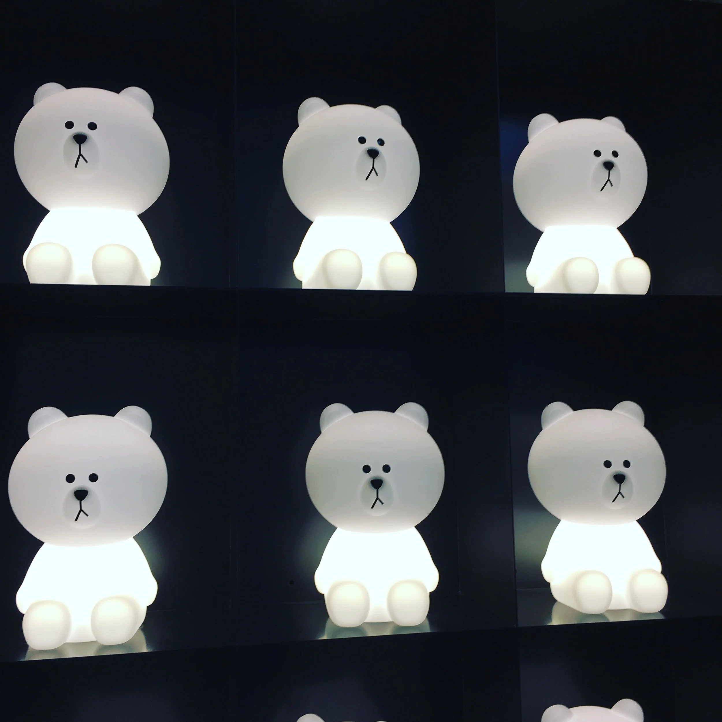 Brown Bear Lamps.